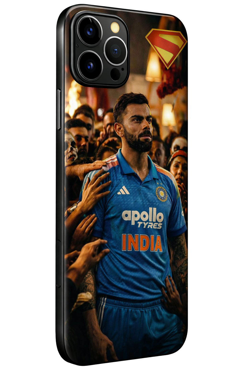 Virat X Superman Case – Premium PrintShield Mobile Cover