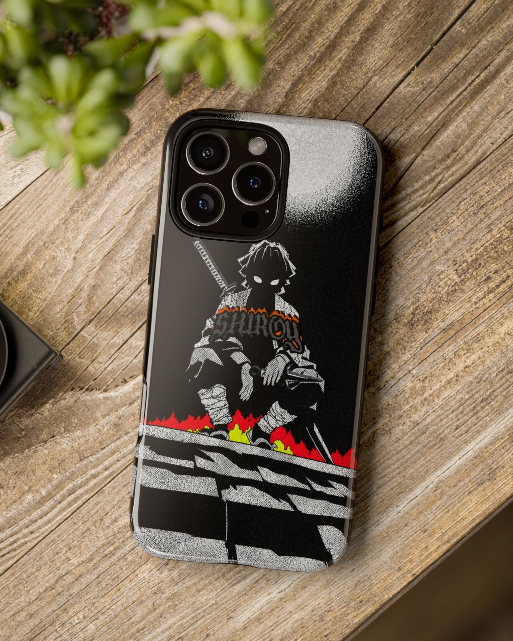 Printed Soul - Demon Slayer Zenitsu Dark Aura Double Layer Mobile Cover