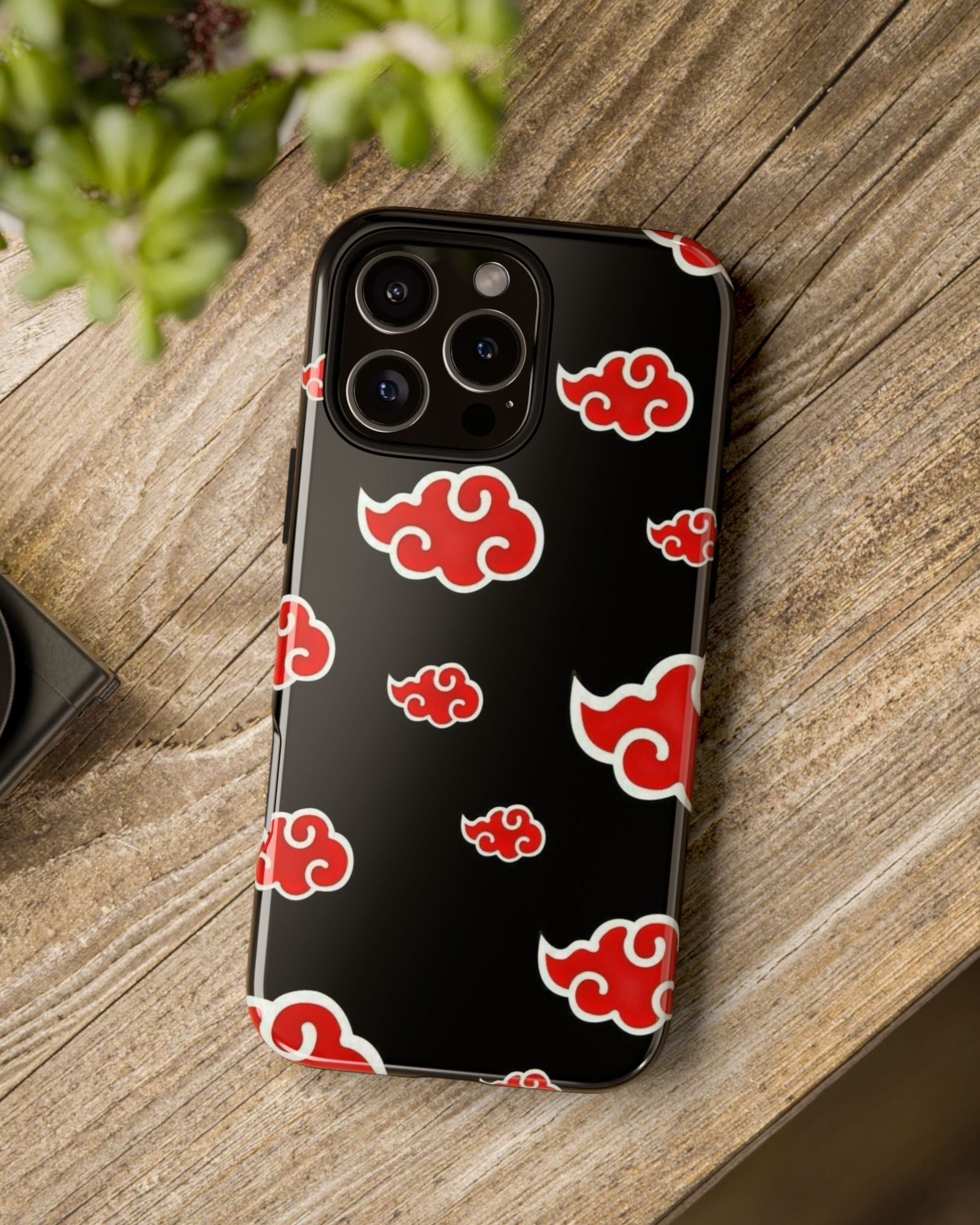 Printed Soul - Akatsuki Red Cloud Vibes Double Layer Mobile Cover