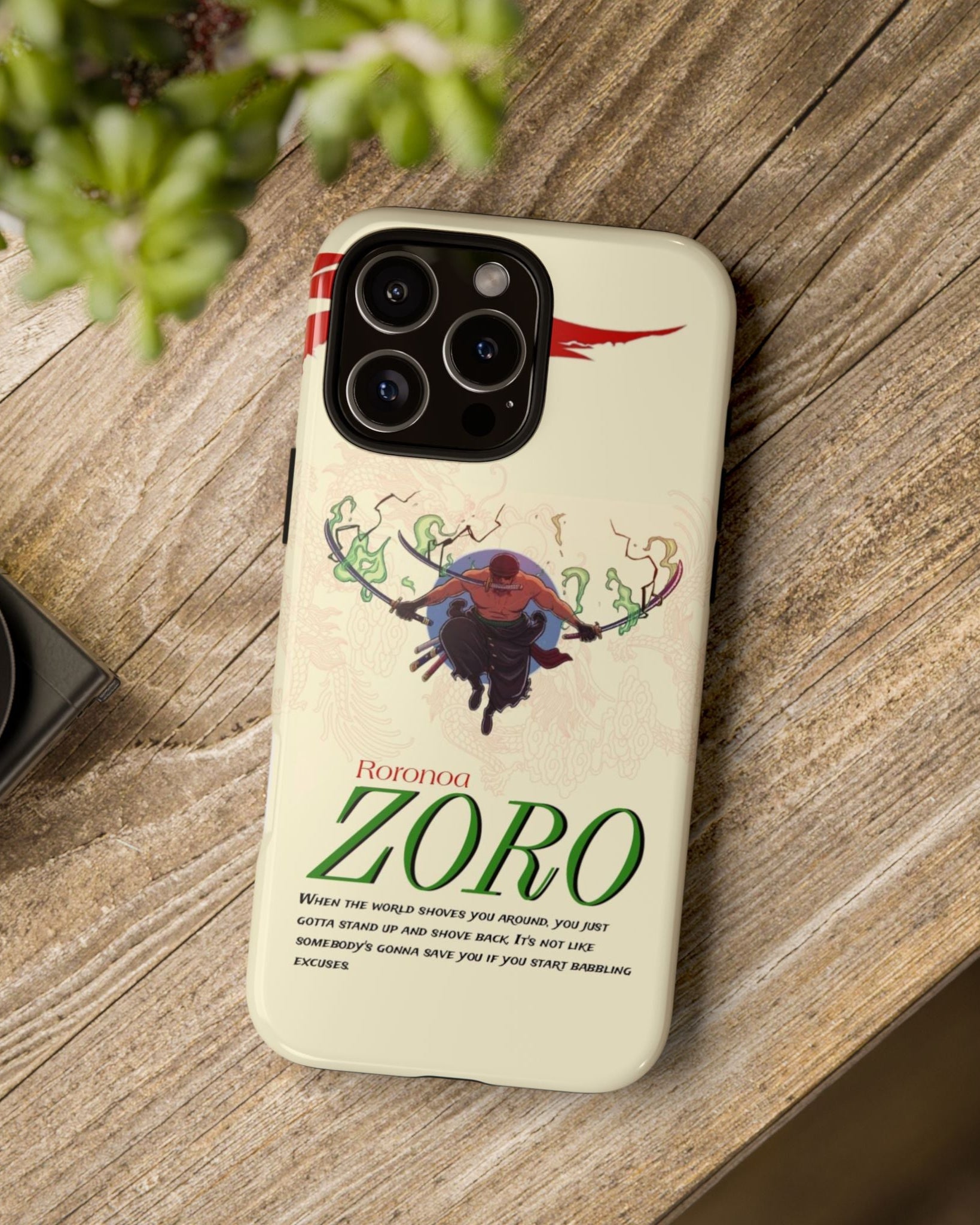 Printed Soul - Zoro King of Swords Double Layer Mobile Cover