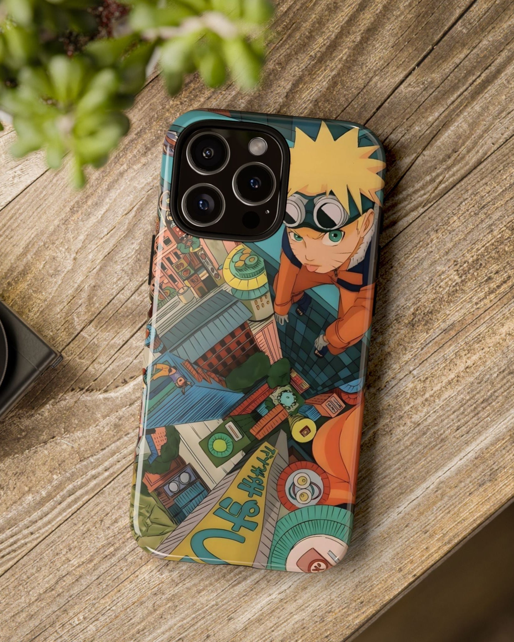 Printed Soul - Hidden Leaf Rooftop Aesthetic Double Layer Mobile Cover