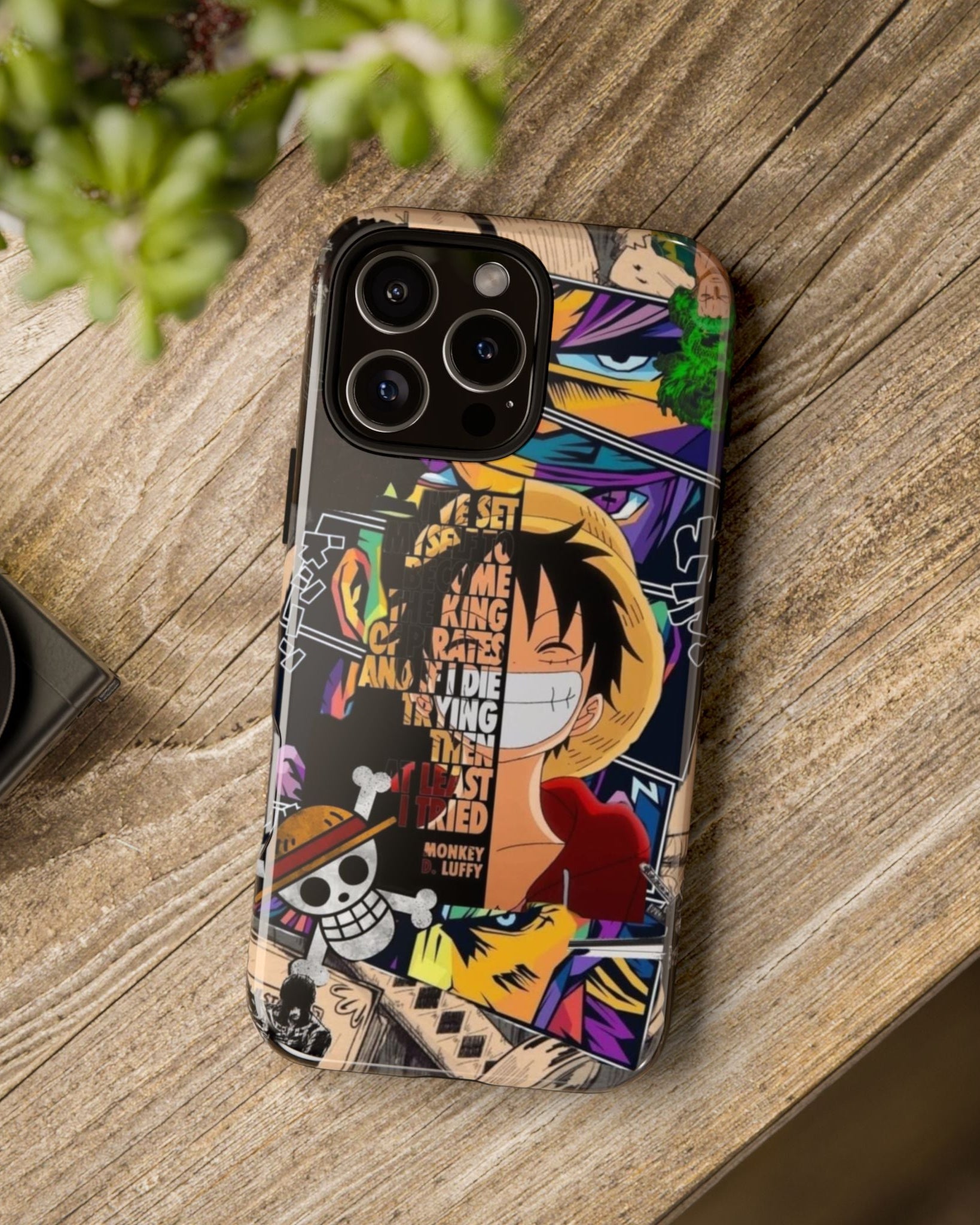 Printed Soul - Monkey D Luffy Straw Hat Collage Double Layer Mobile Cover