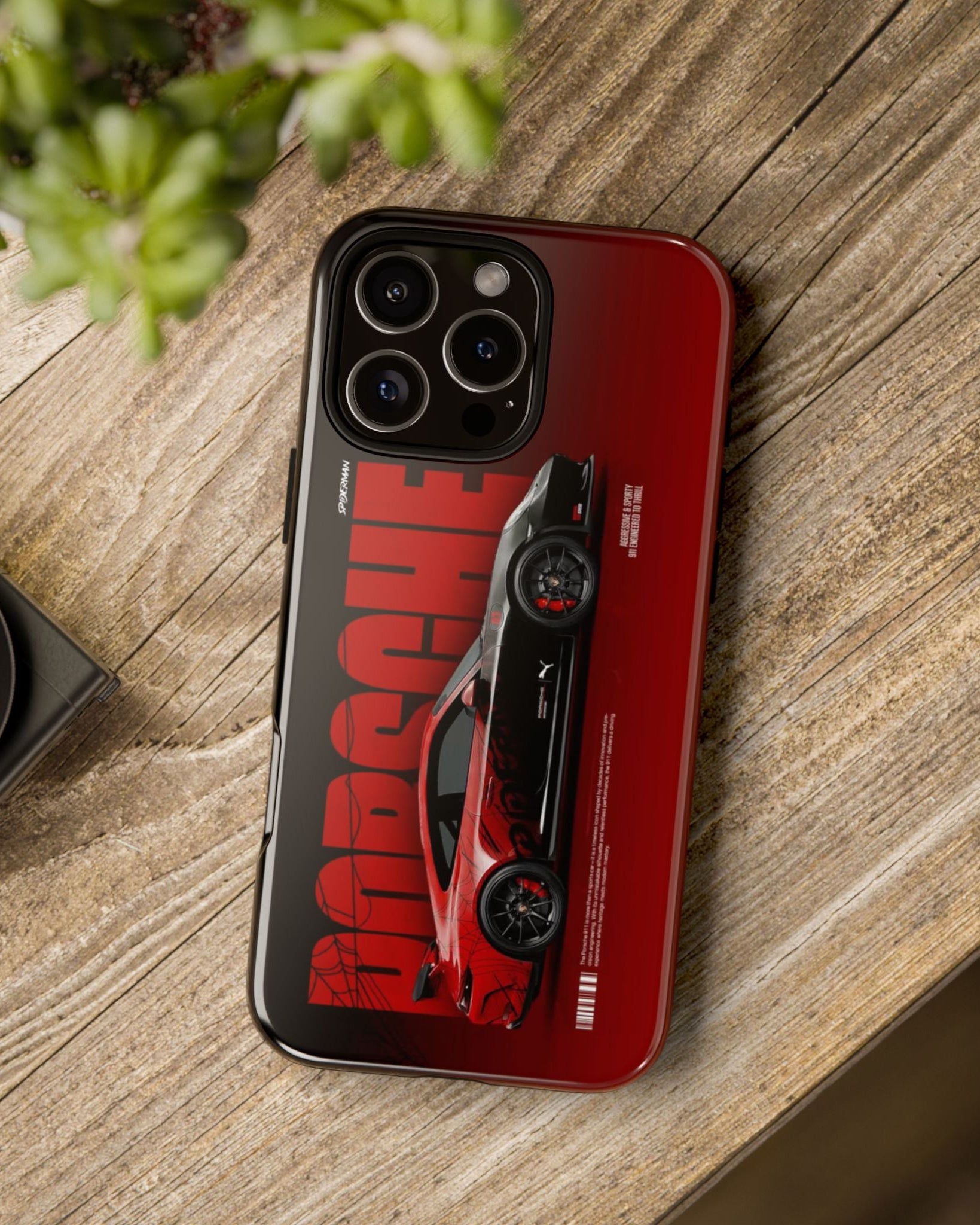 Printed Soul - Spider Porsche Performance Edition Double Layer Mobile Cover