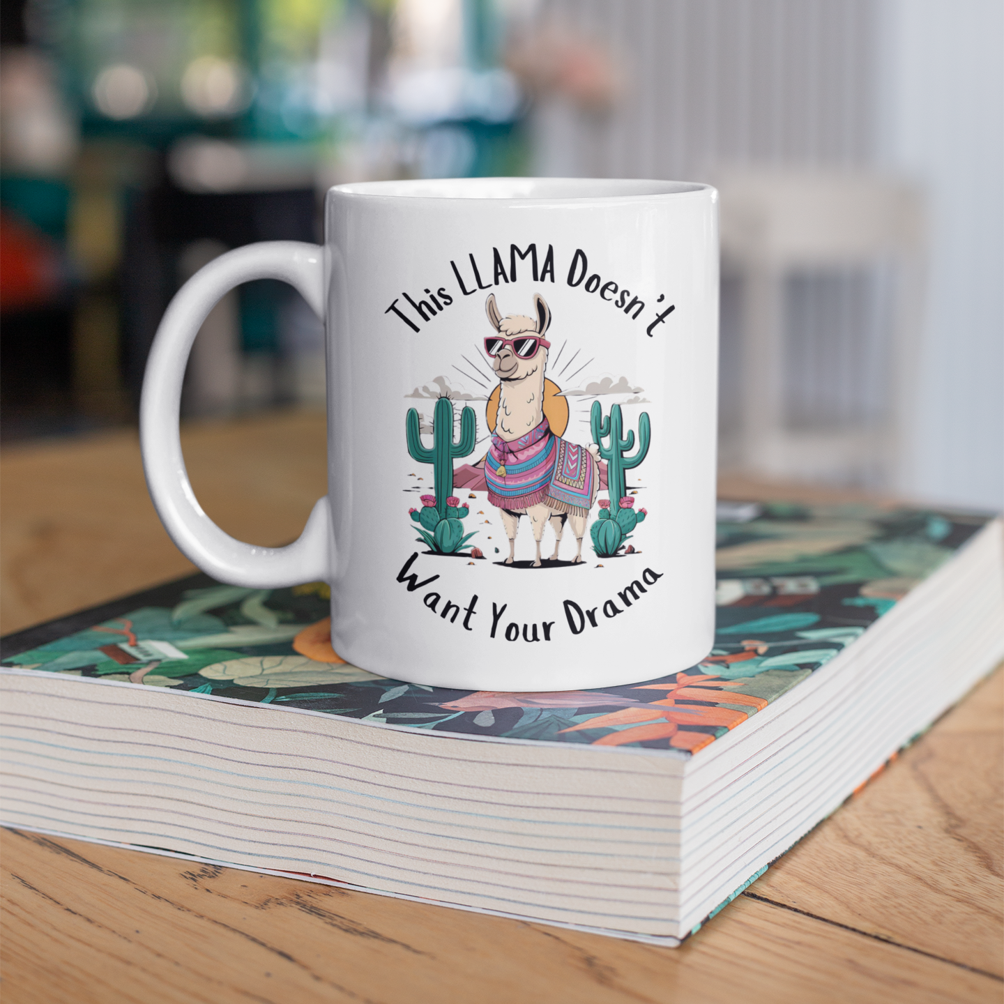 PrintedSoul LLAMA White Mug - 11oz Mug