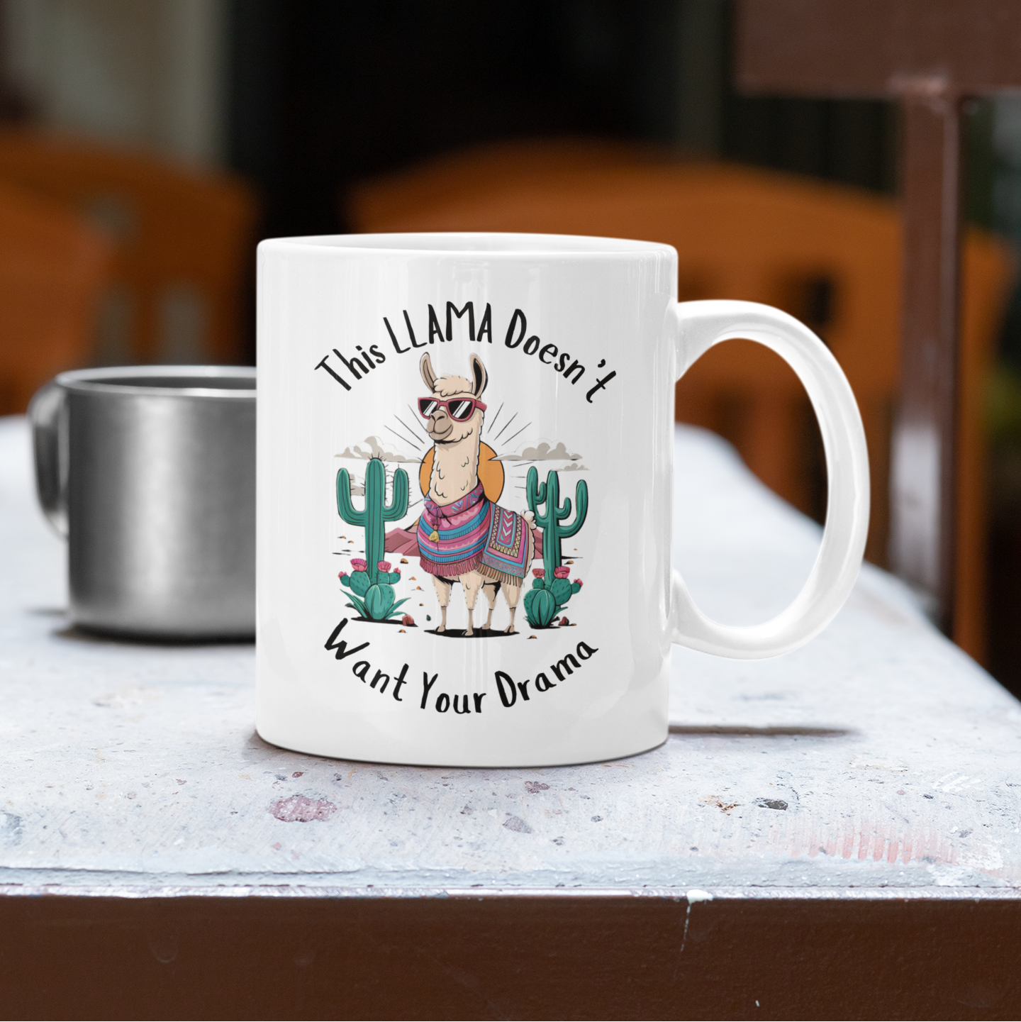 PrintedSoul LLAMA White Mug - 11oz Mug