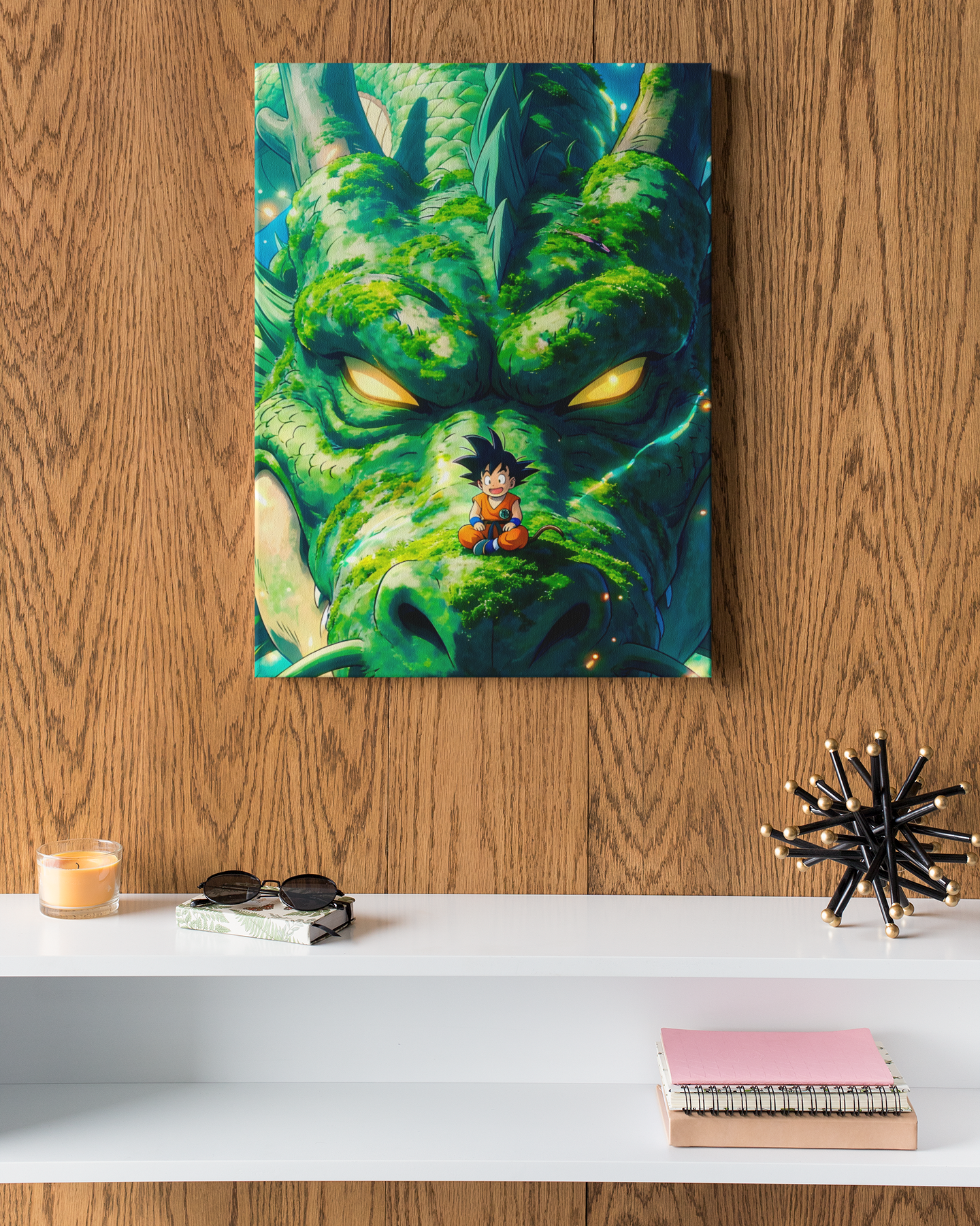 PrintedSoul Young Goku Adventure Edition Metal Frame (A3 Size)