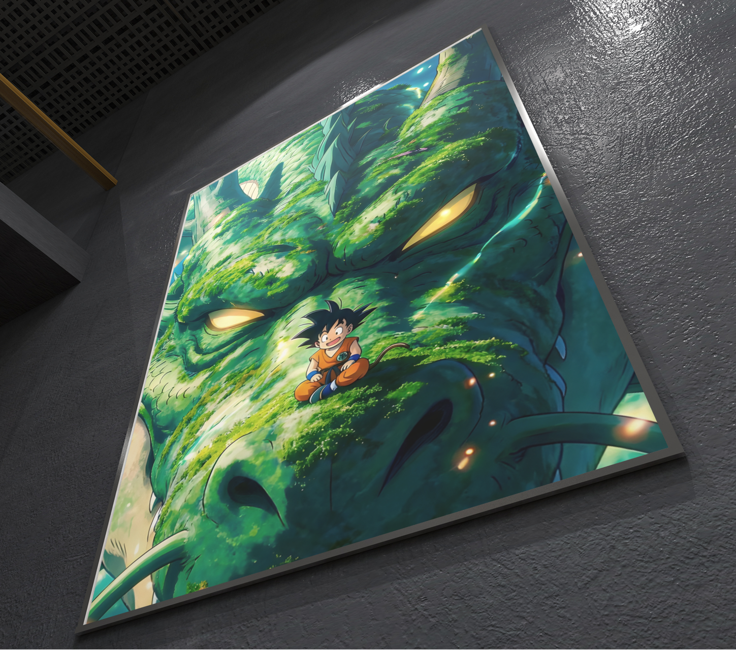 PrintedSoul Young Goku Adventure Edition Metal Frame (A3 Size)