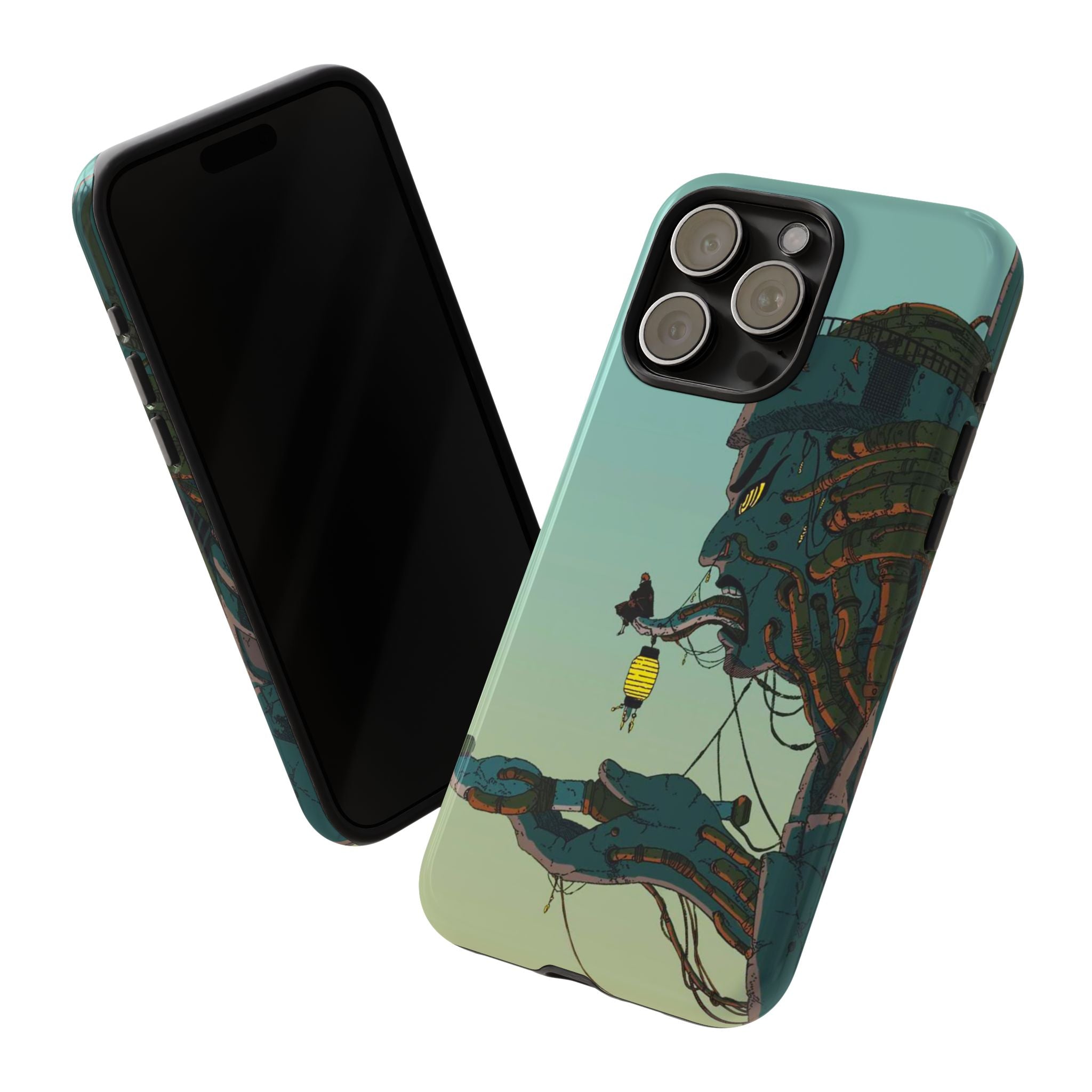 Printed Soul - Hidden Leaf Cyberpunk Edition Double Layer Mobile Cover