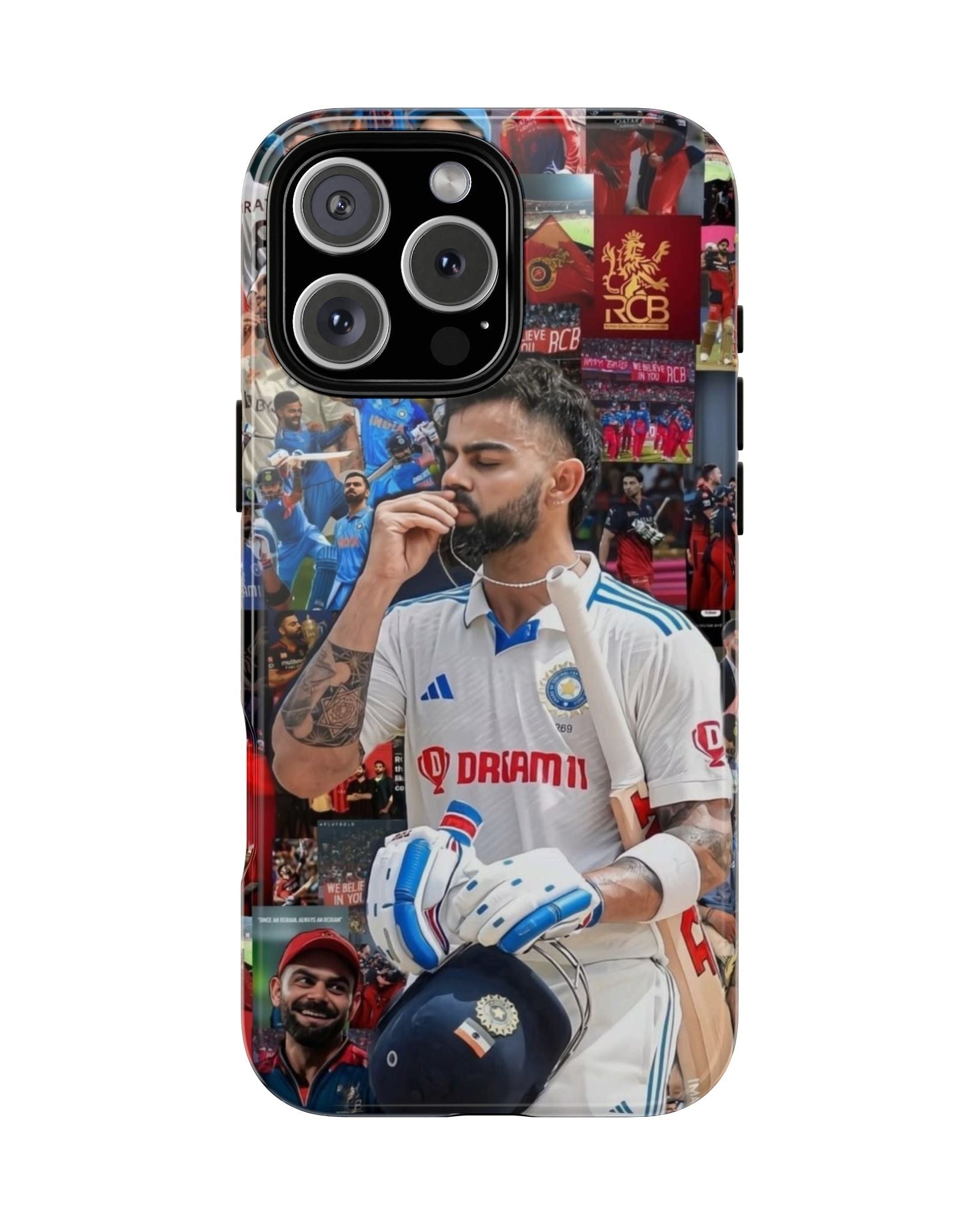 Virat Kohli Royal Legacy Double Layer Mobile Cover
