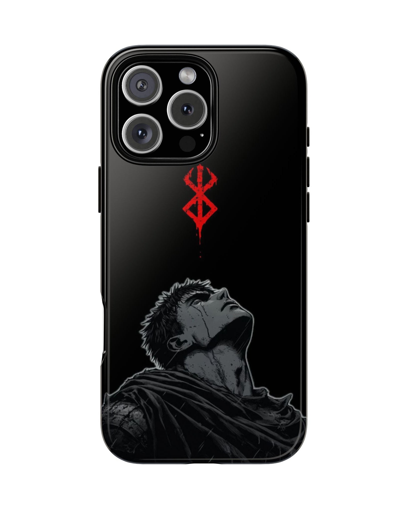Printed Soul - Berserk Dark Warrior Double Layer Mobile Cover