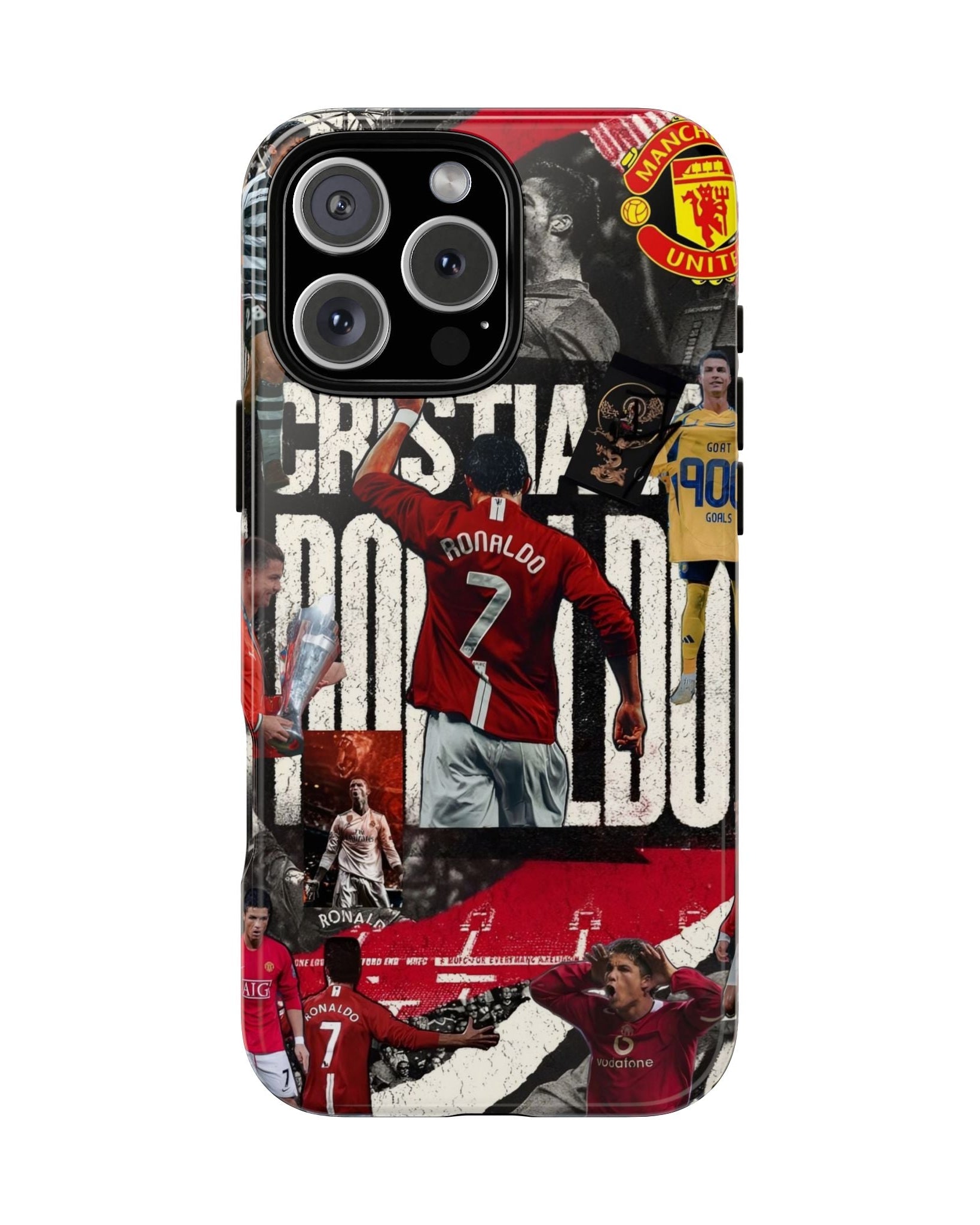 Cristiano Ronaldo Legacy Collage Double Layer Mobile Cover