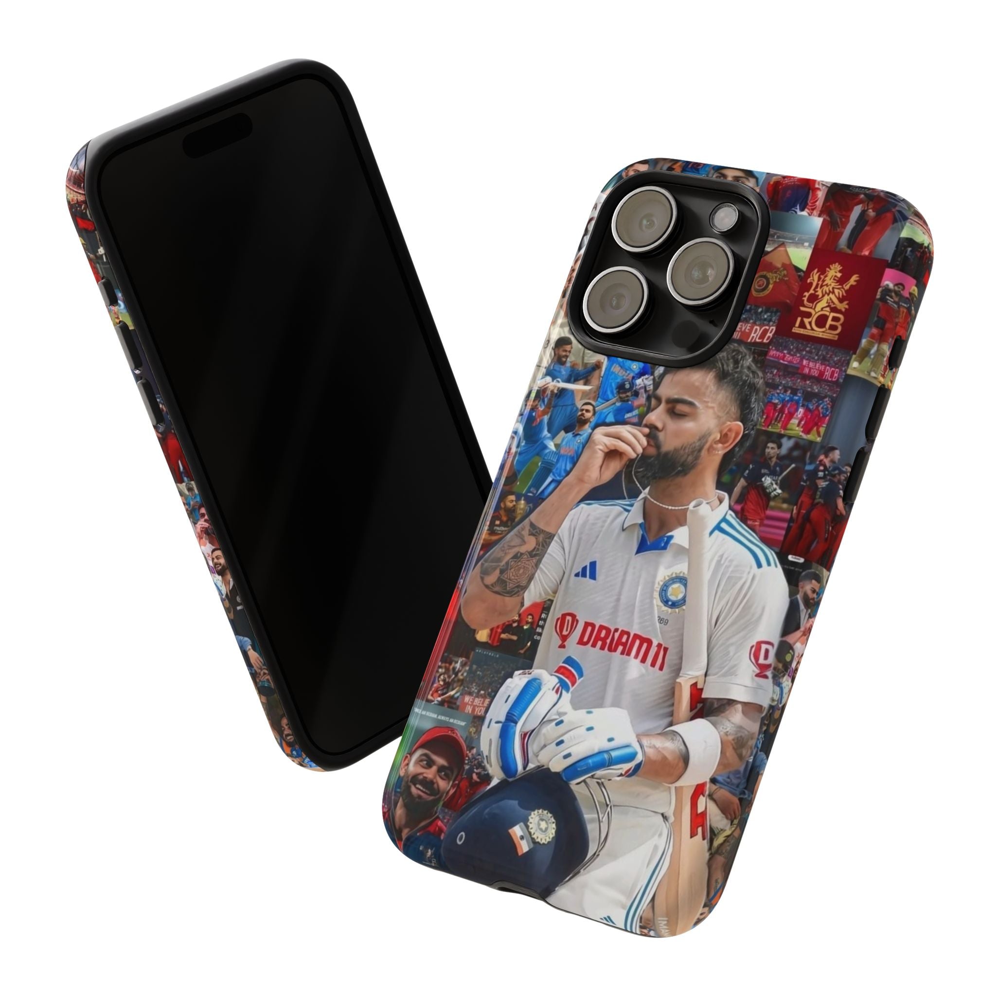 Virat Kohli Royal Legacy Double Layer Mobile Cover
