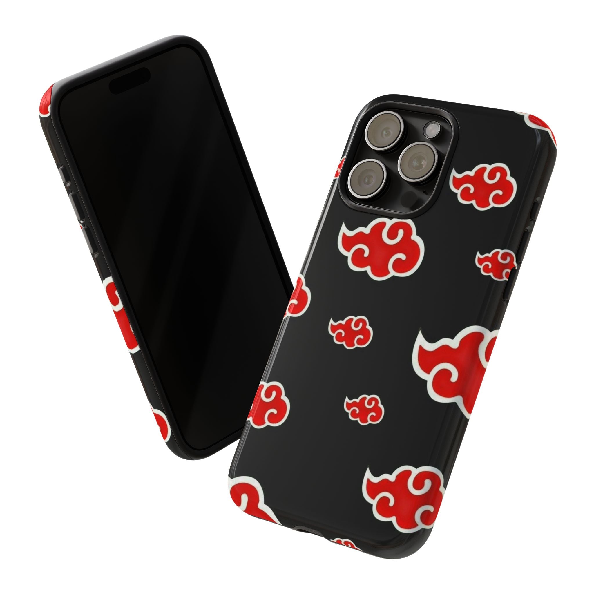 Printed Soul - Akatsuki Red Cloud Vibes Double Layer Mobile Cover