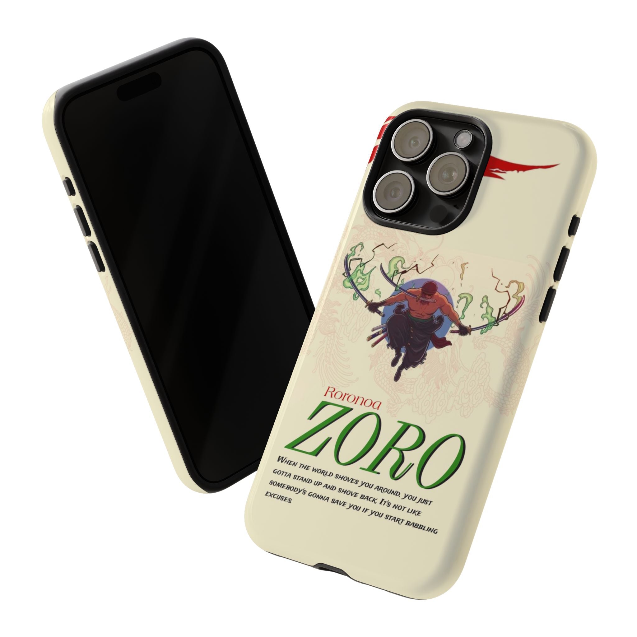 Printed Soul - Zoro King of Swords Double Layer Mobile Cover