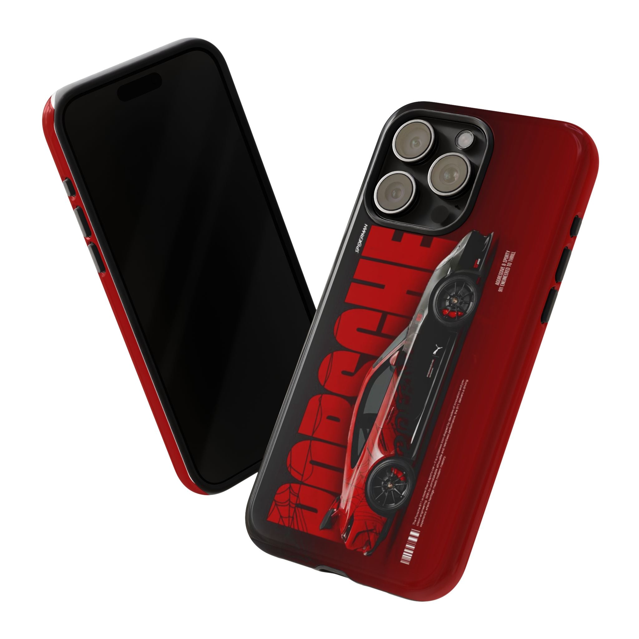 Printed Soul - Spider Porsche Performance Edition Double Layer Mobile Cover