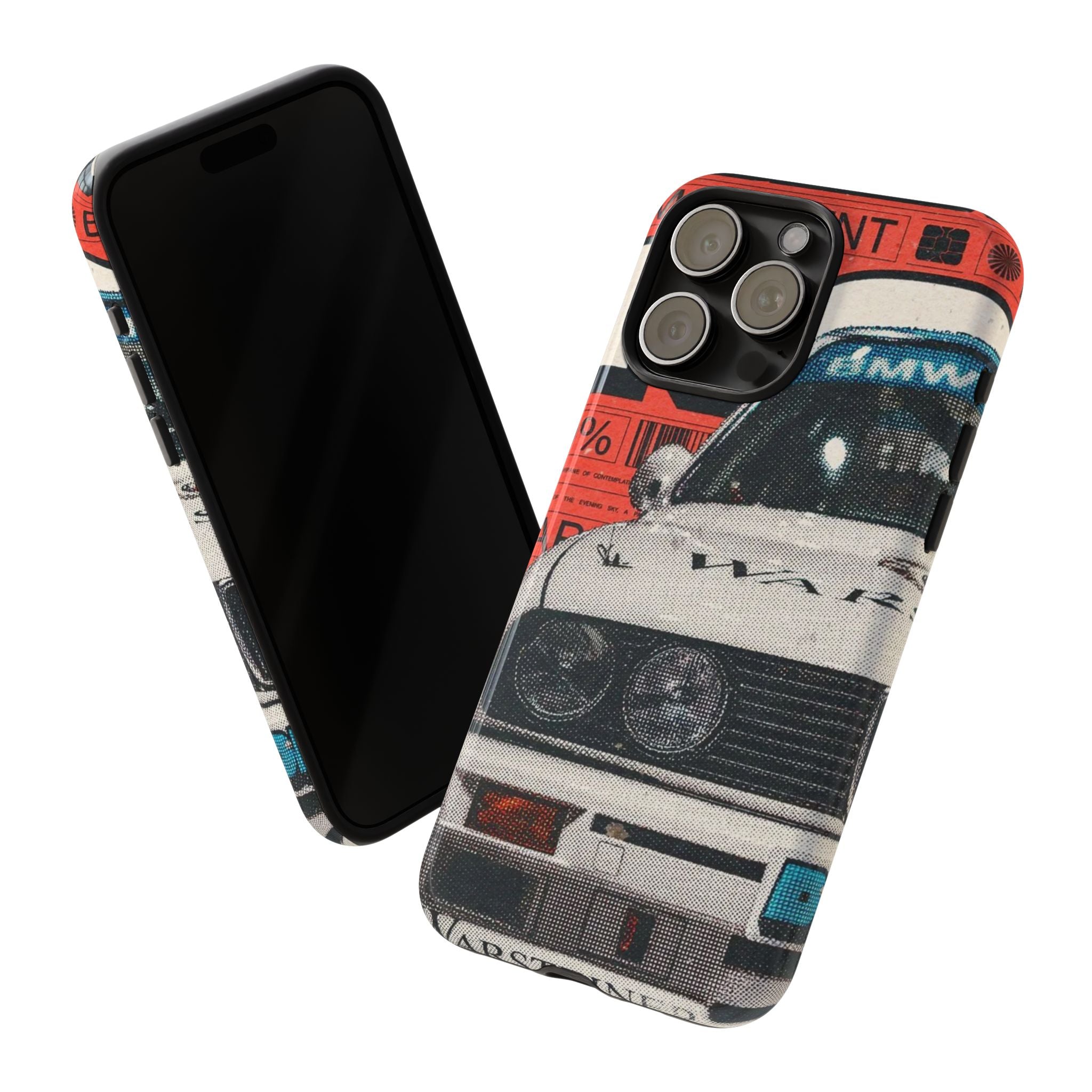 Printed Soul - BMW E30 Retro Racing Legend Double Layer Mobile Cover