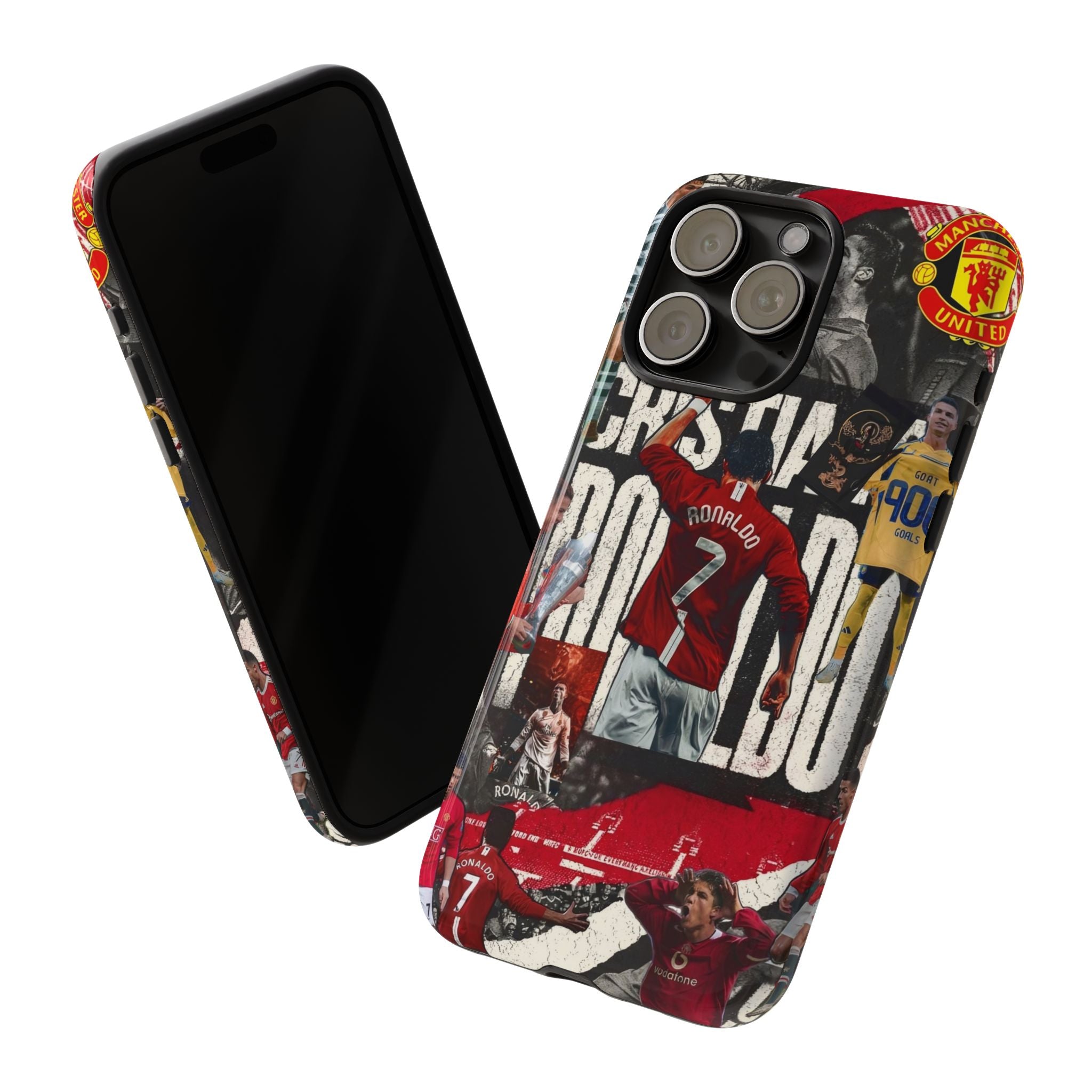 Cristiano Ronaldo Legacy Collage Double Layer Mobile Cover