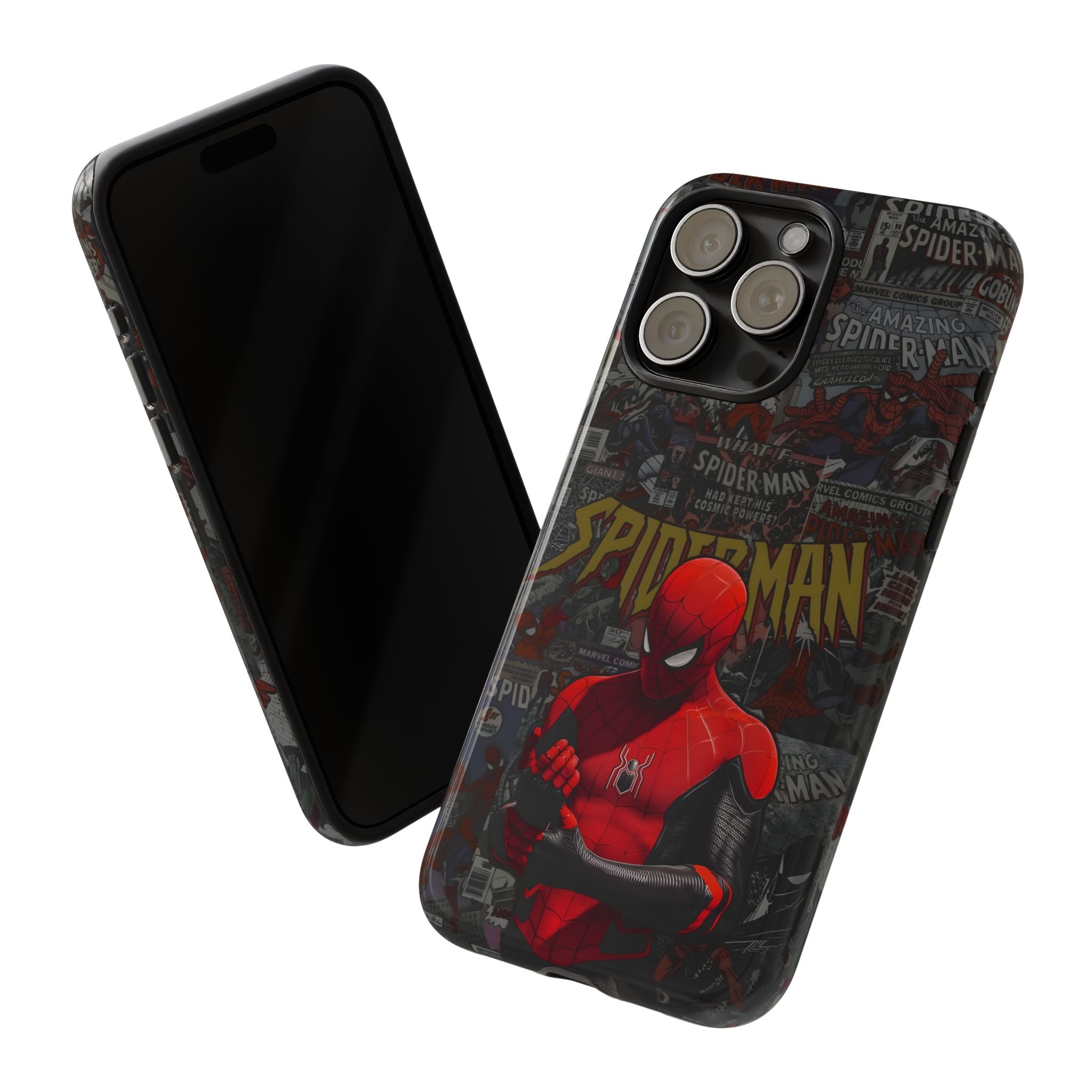 Printed Soul - Spider-Man Ultimate Comic Collection Double Layer Mobile Cover