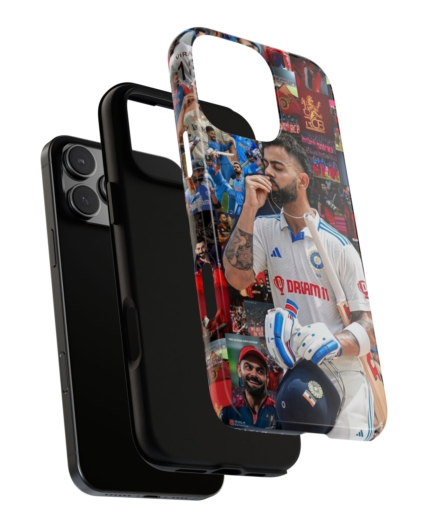 Virat Kohli Royal Legacy Double Layer Mobile Cover
