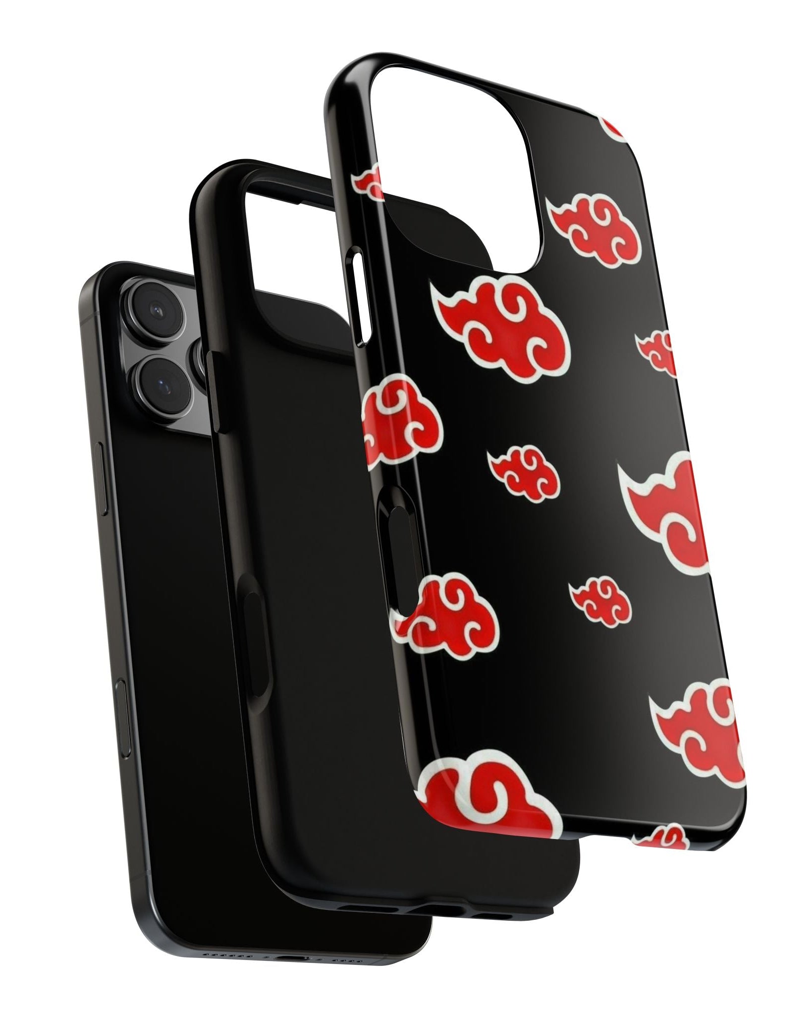 Printed Soul - Akatsuki Red Cloud Vibes Double Layer Mobile Cover