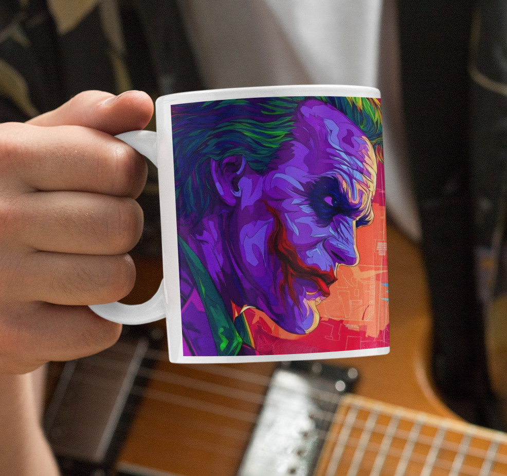 PrintedSoul Joker & Batman Coffee Mug – 11oz Mug