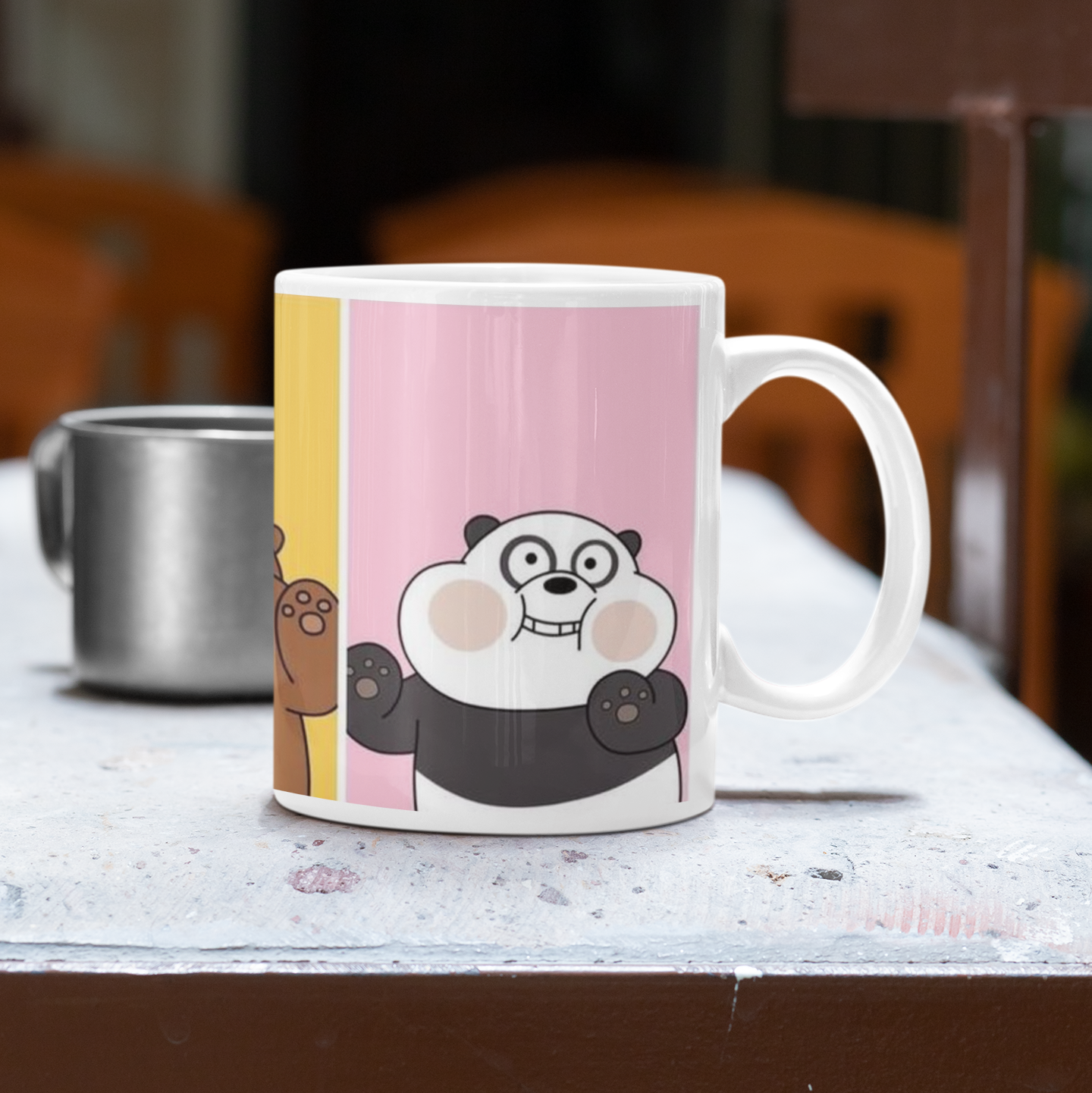 PrintedSoul We Bare Bear White Mug - 11oz Mug