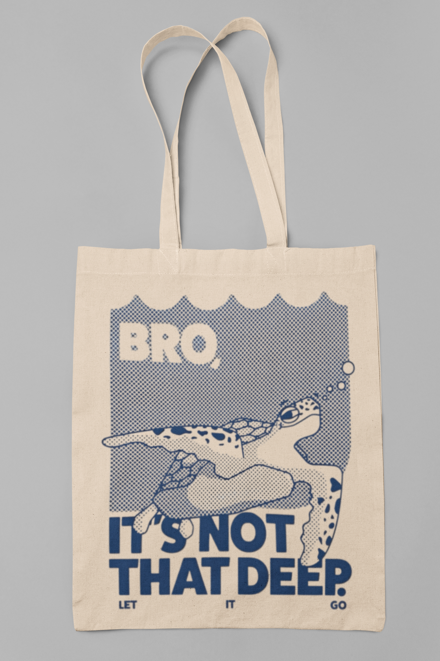 PrintedSoul It’s Not That Deep Quote Tote Bag – Trendy Everyday Carry Bag