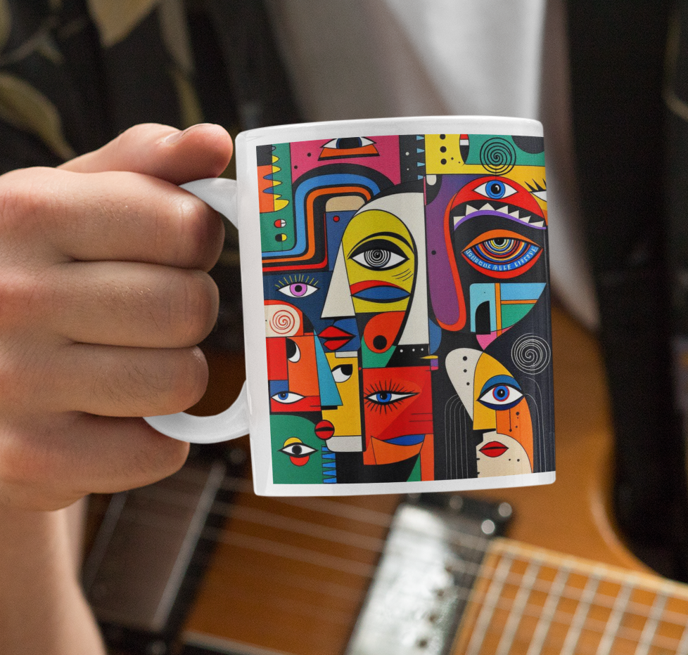 PrintedSoul Stay Cultral Art Coffee Mug – 11oz Mug