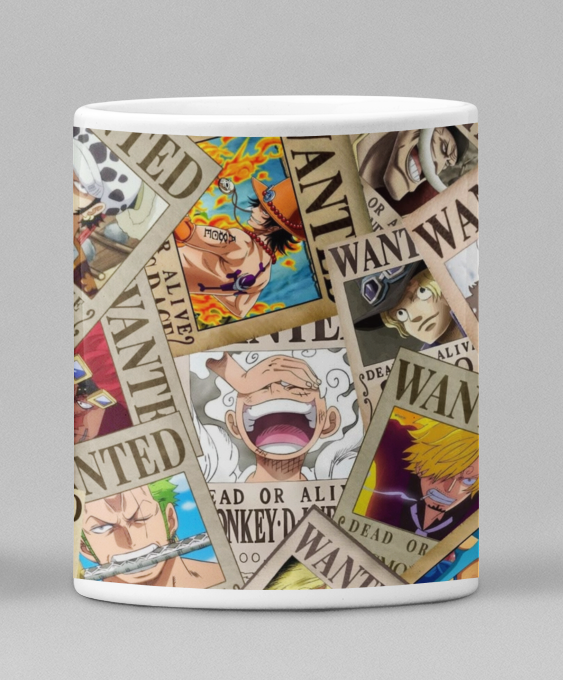 PrintedSoul One Piece Wanted Poster  Coffee Mug – 11oz Mug