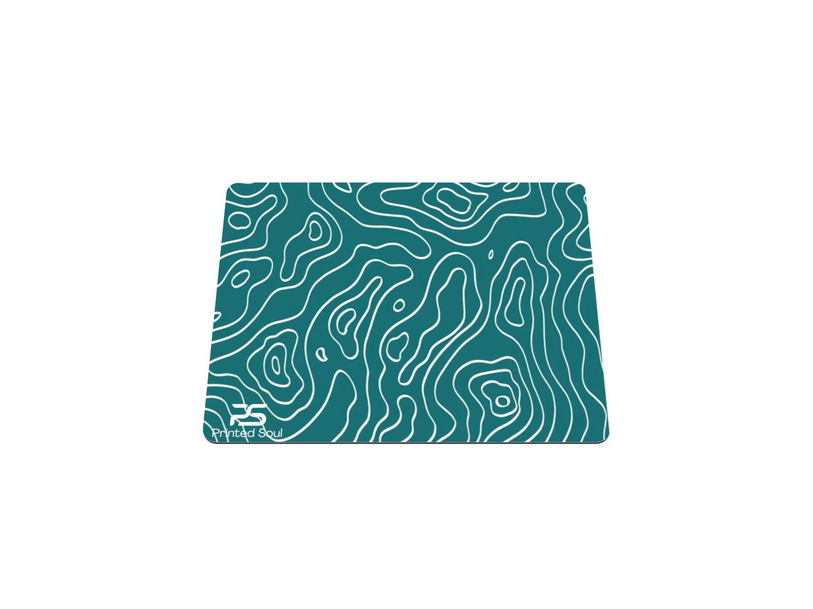 PrintedSoul Abstract Wave Pattern Mouse Pad – Stylish Ocean Wave Desk Mat for Gaming & Office (Medium Size)