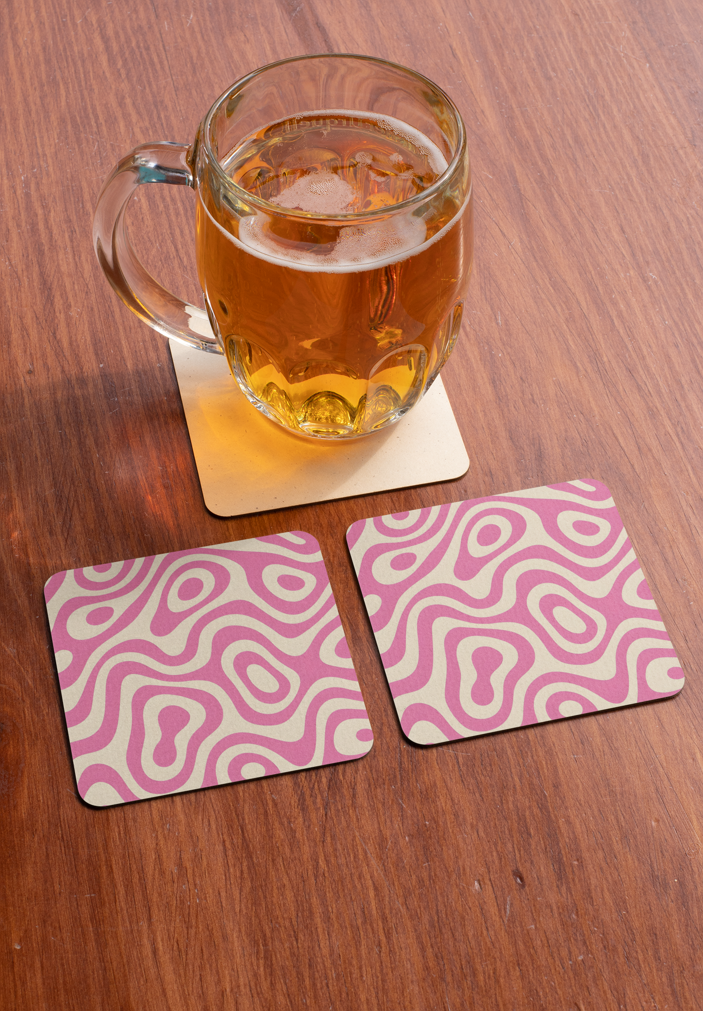 PrintedSoul Ripple Flow Coaster (Set of 4)