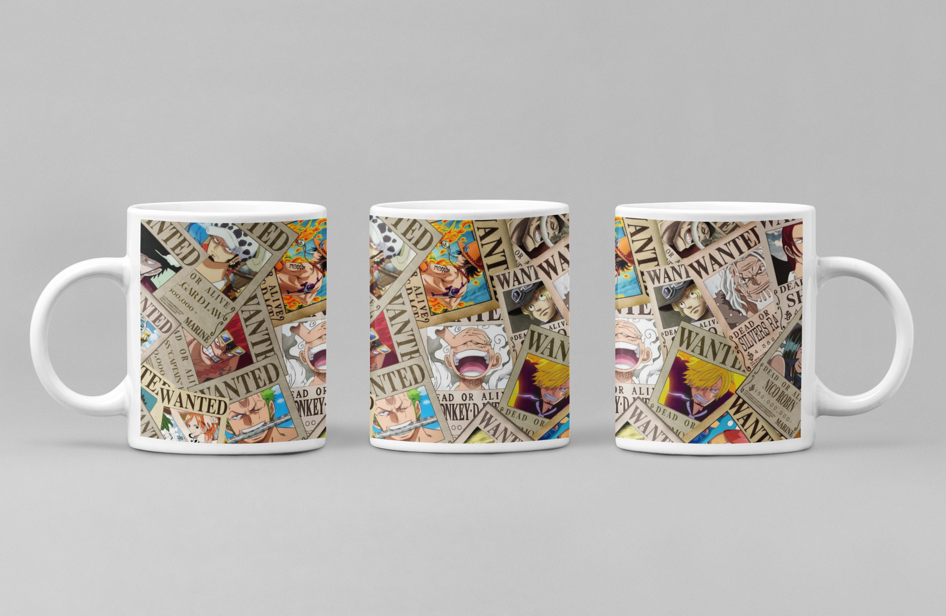 PrintedSoul One Piece Wanted Poster  Coffee Mug – 11oz Mug