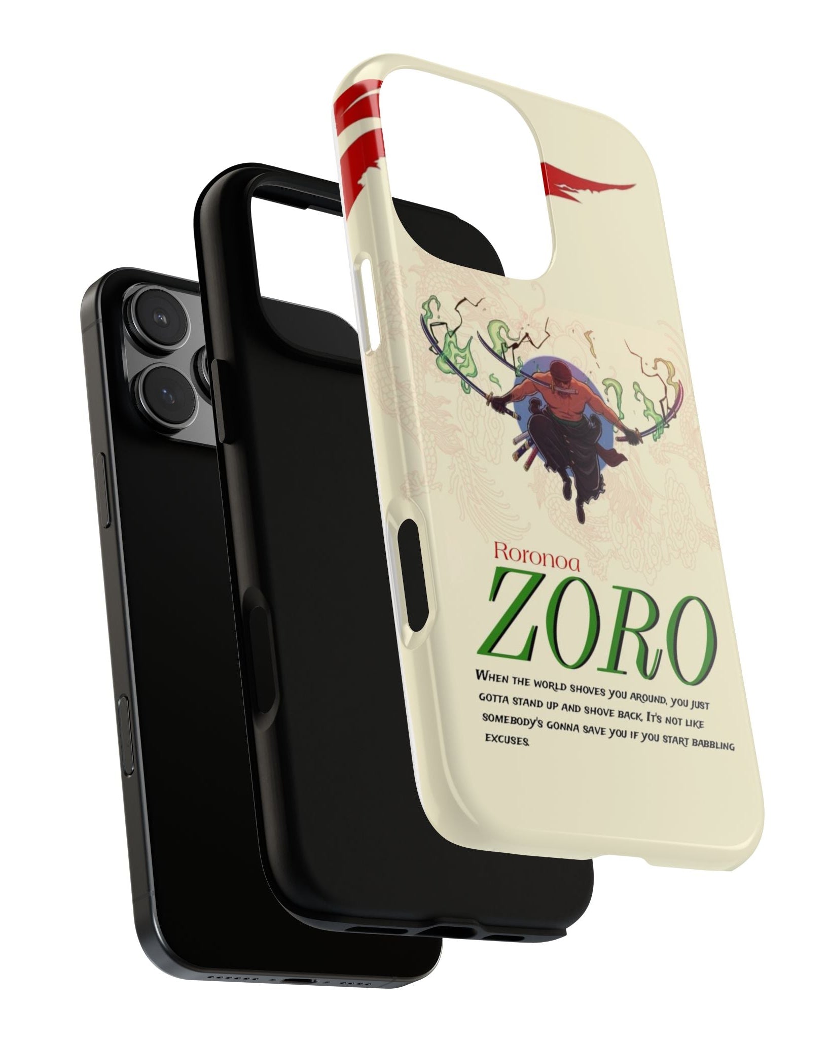Printed Soul - Zoro King of Swords Double Layer Mobile Cover