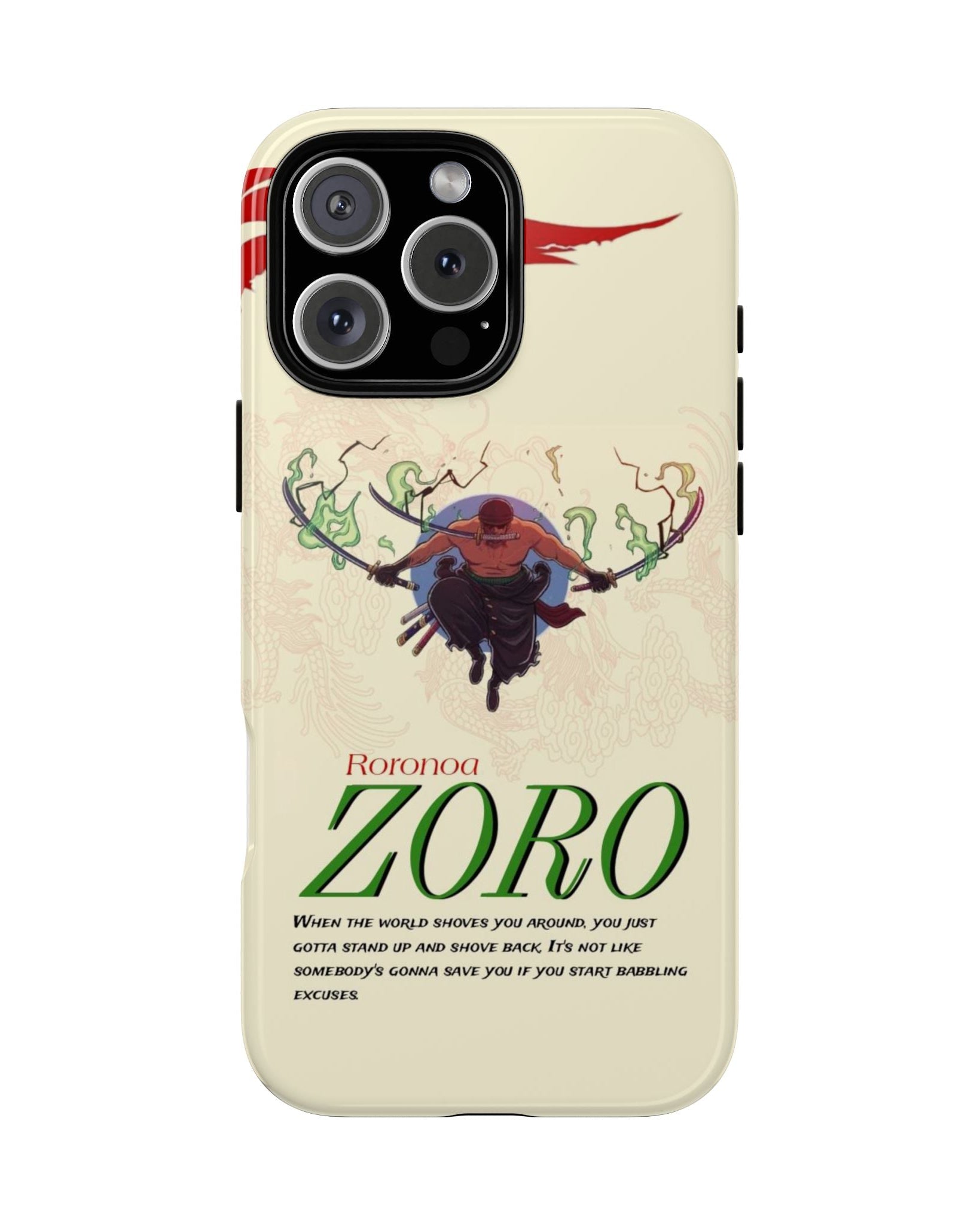 Printed Soul - Zoro King of Swords Double Layer Mobile Cover