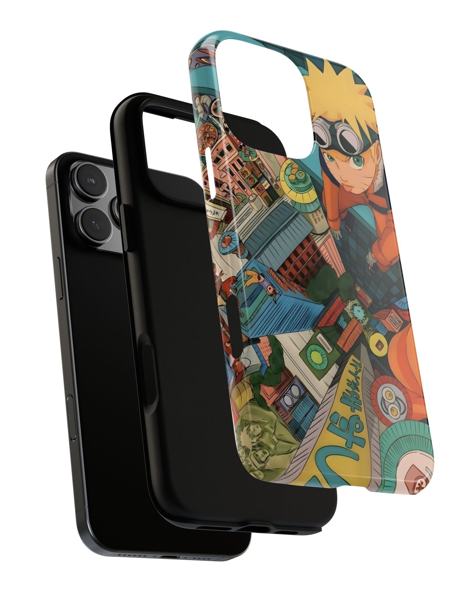 Printed Soul - Hidden Leaf Rooftop Aesthetic Double Layer Mobile Cover