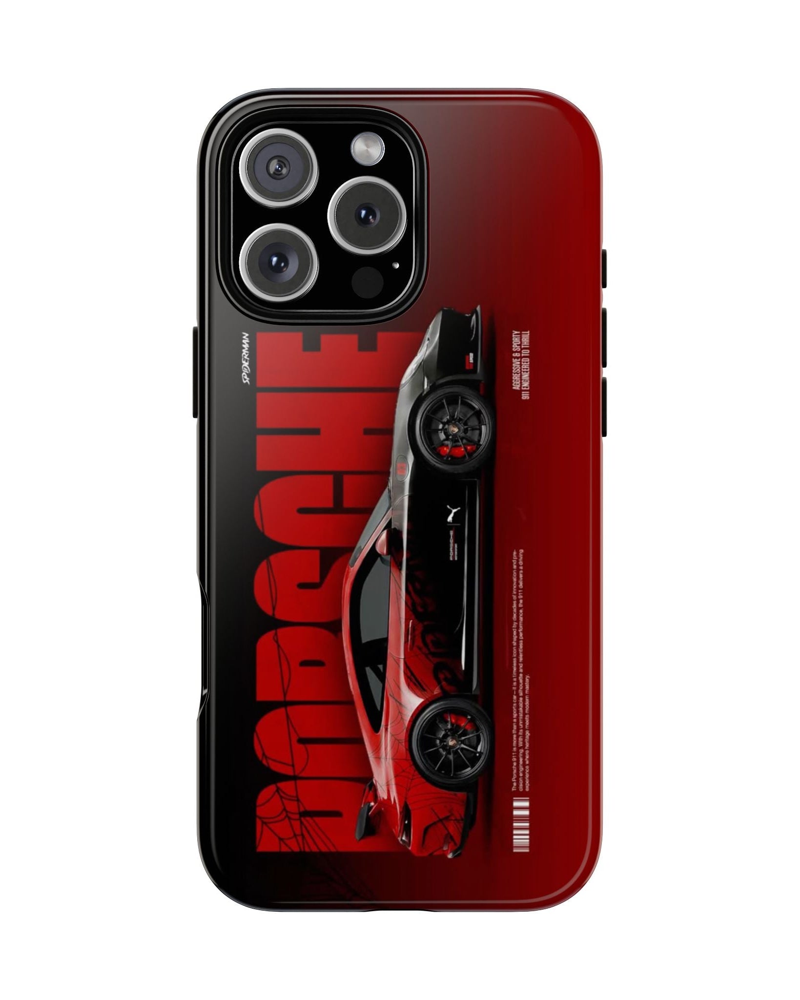 Printed Soul - Spider Porsche Performance Edition Double Layer Mobile Cover