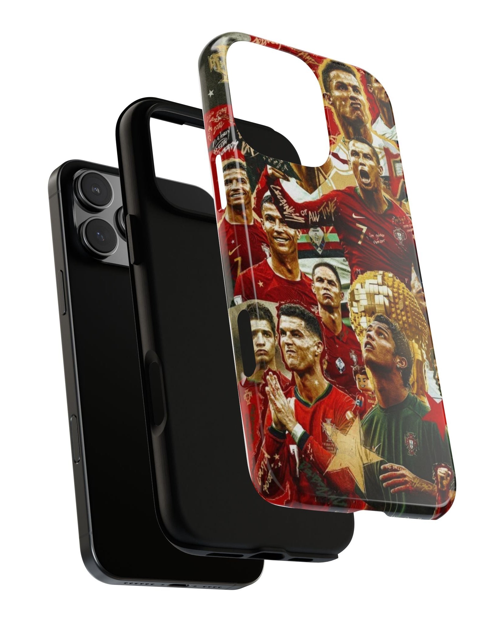 Printed Soul - Cristiano Ronaldo Record Breaker Edition Double Layer Mobile Cover