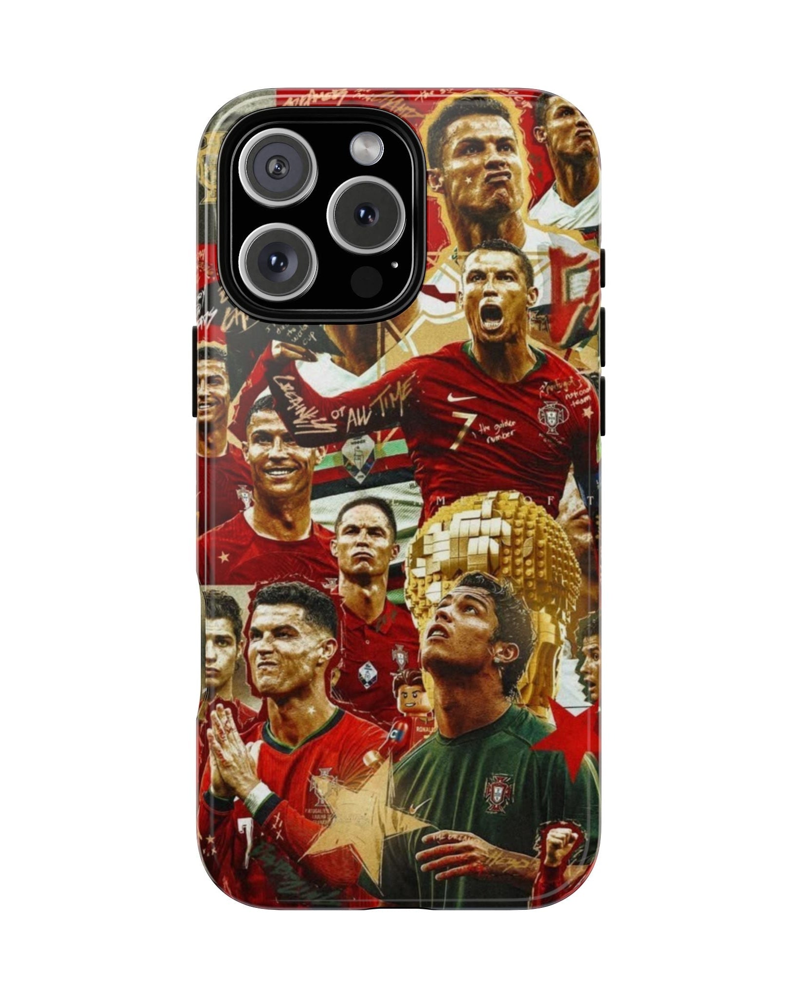 Printed Soul - Cristiano Ronaldo Record Breaker Edition Double Layer Mobile Cover