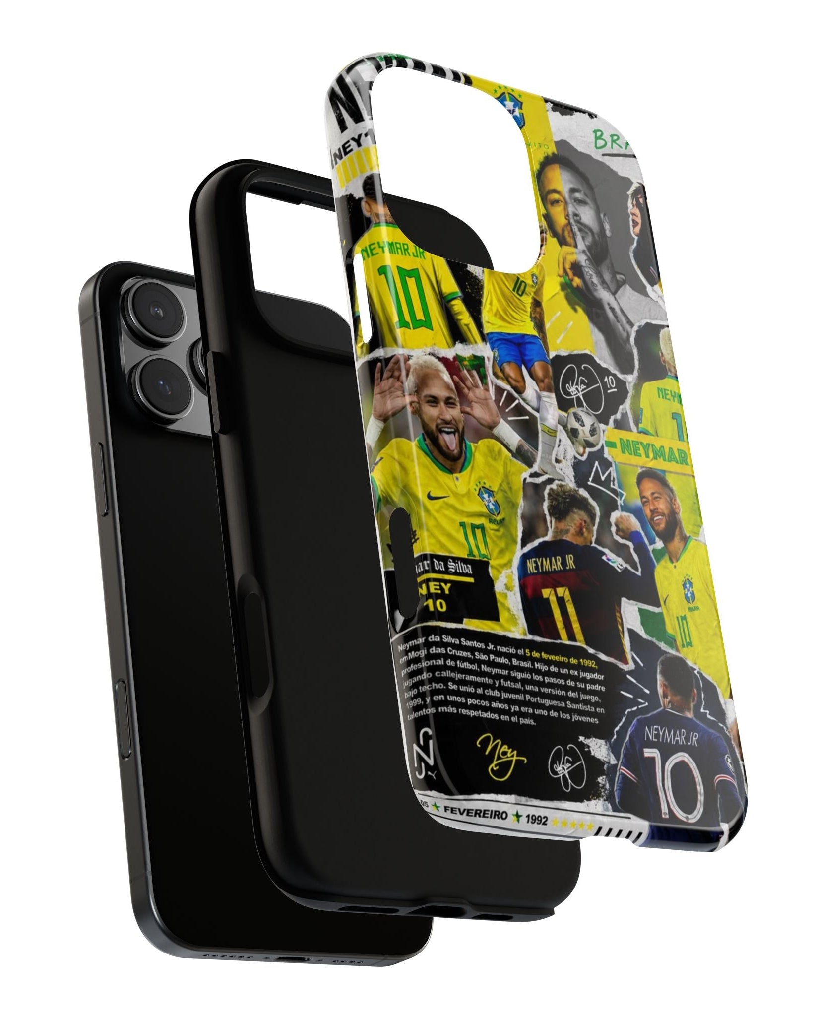 Printed Soul - Neymar Jr Joga Bonito Edition Double Layer Mobile Cover