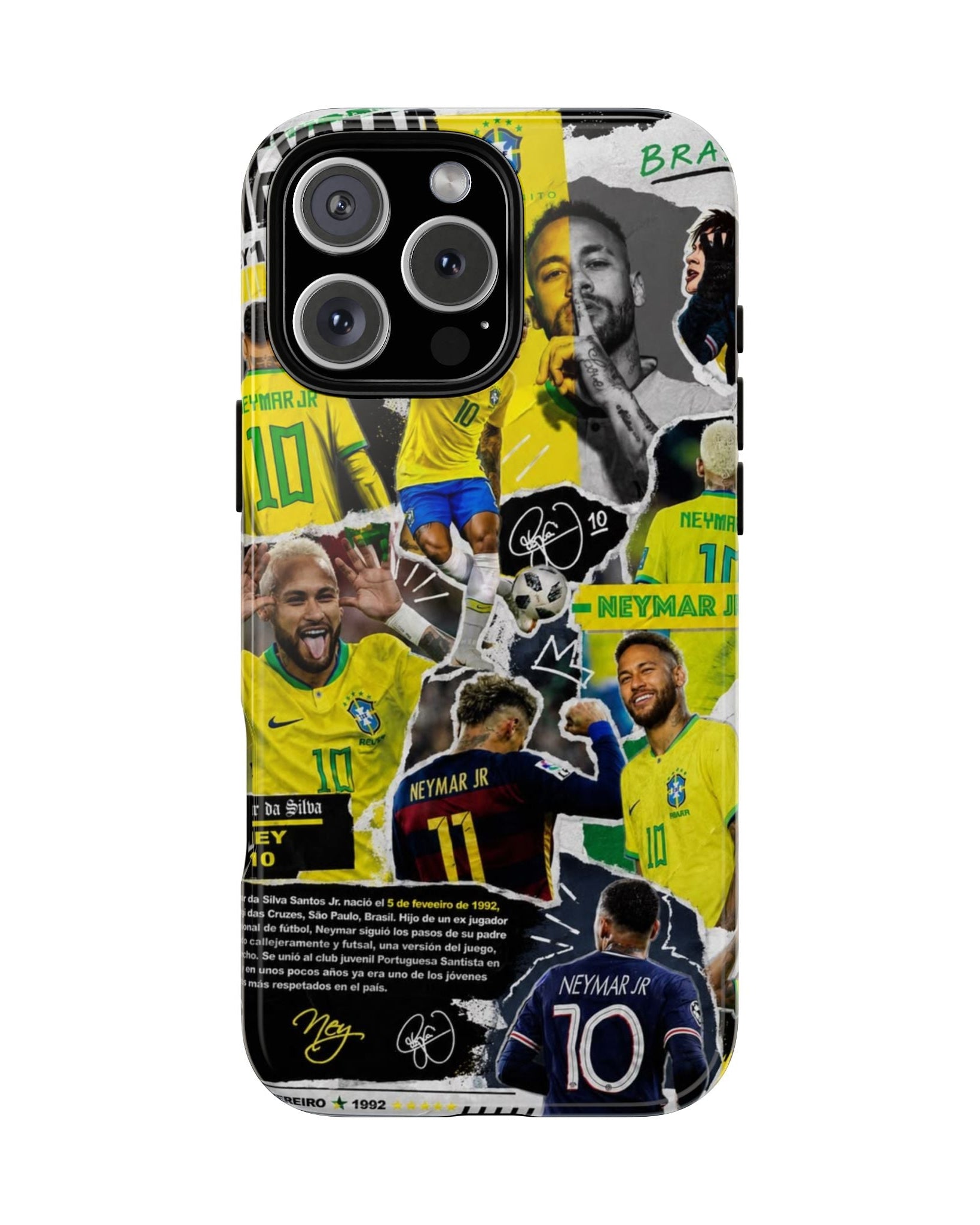 Printed Soul - Neymar Jr Joga Bonito Edition Double Layer Mobile Cover