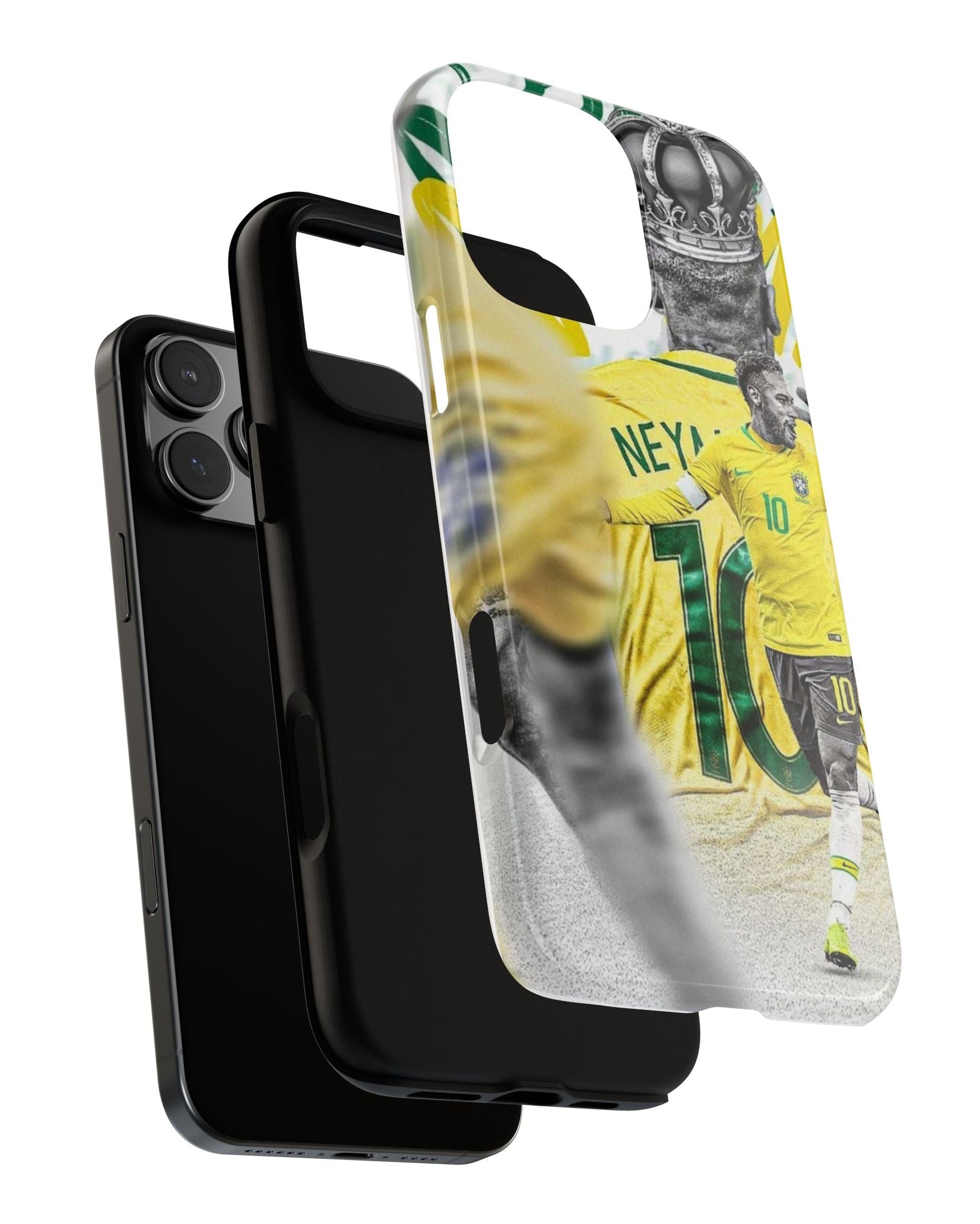 Printed Soul - Neymar Jr Crowned King Edition Double Layer Mobile Cover