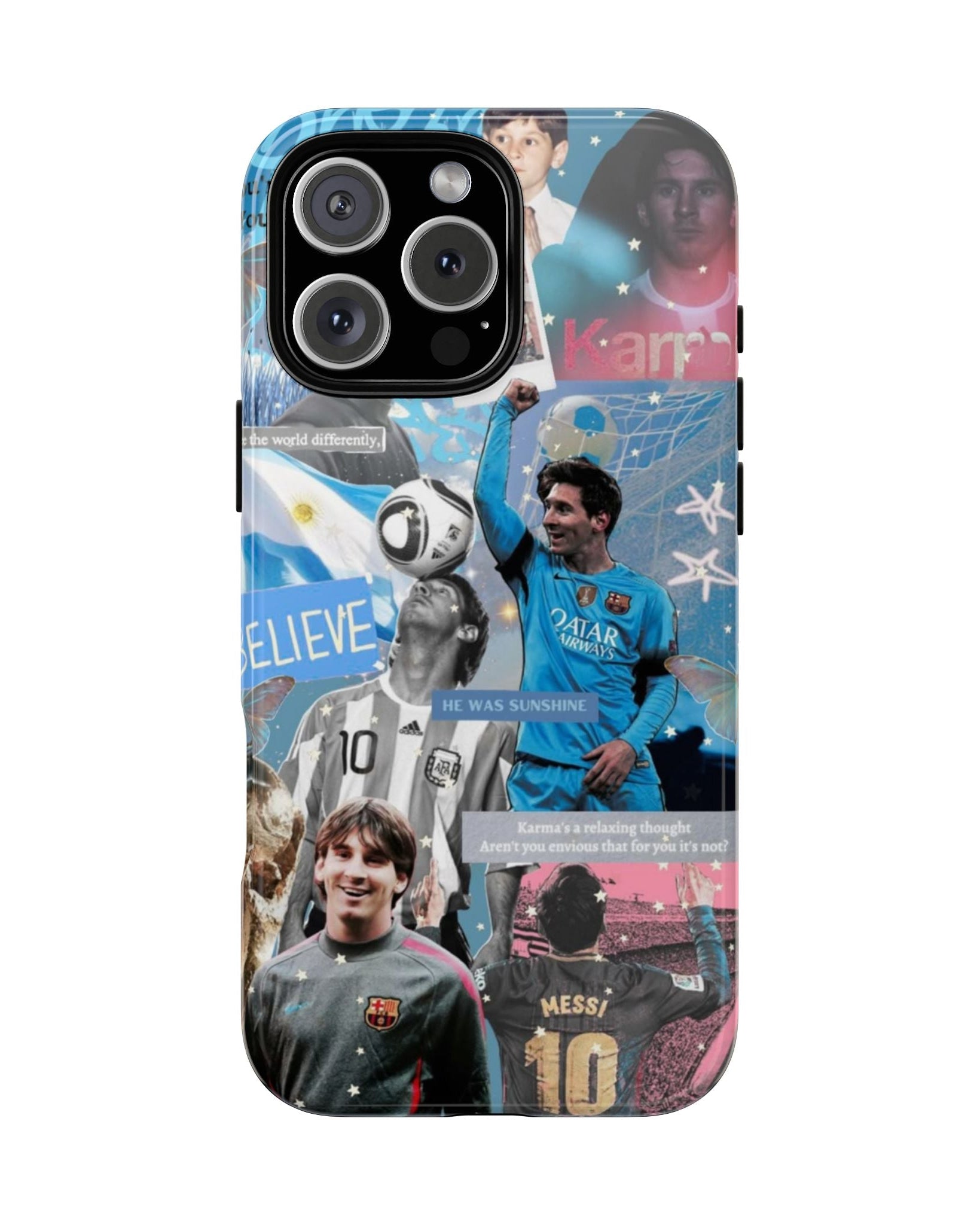 Printed Soul - Lionel Messi GOAT Journey Double Layer Mobile Cover