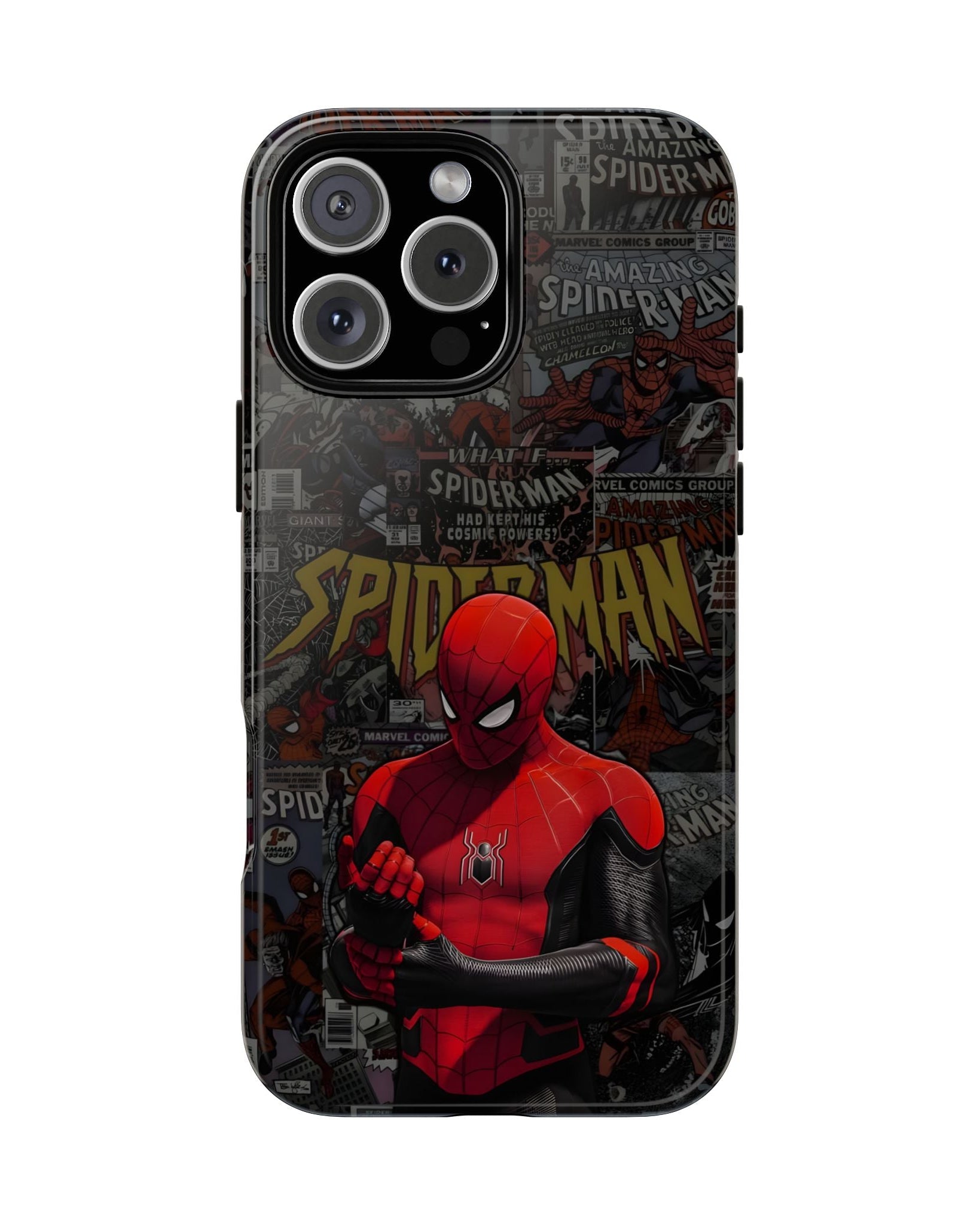 Printed Soul - Spider-Man Ultimate Comic Collection Double Layer Mobile Cover