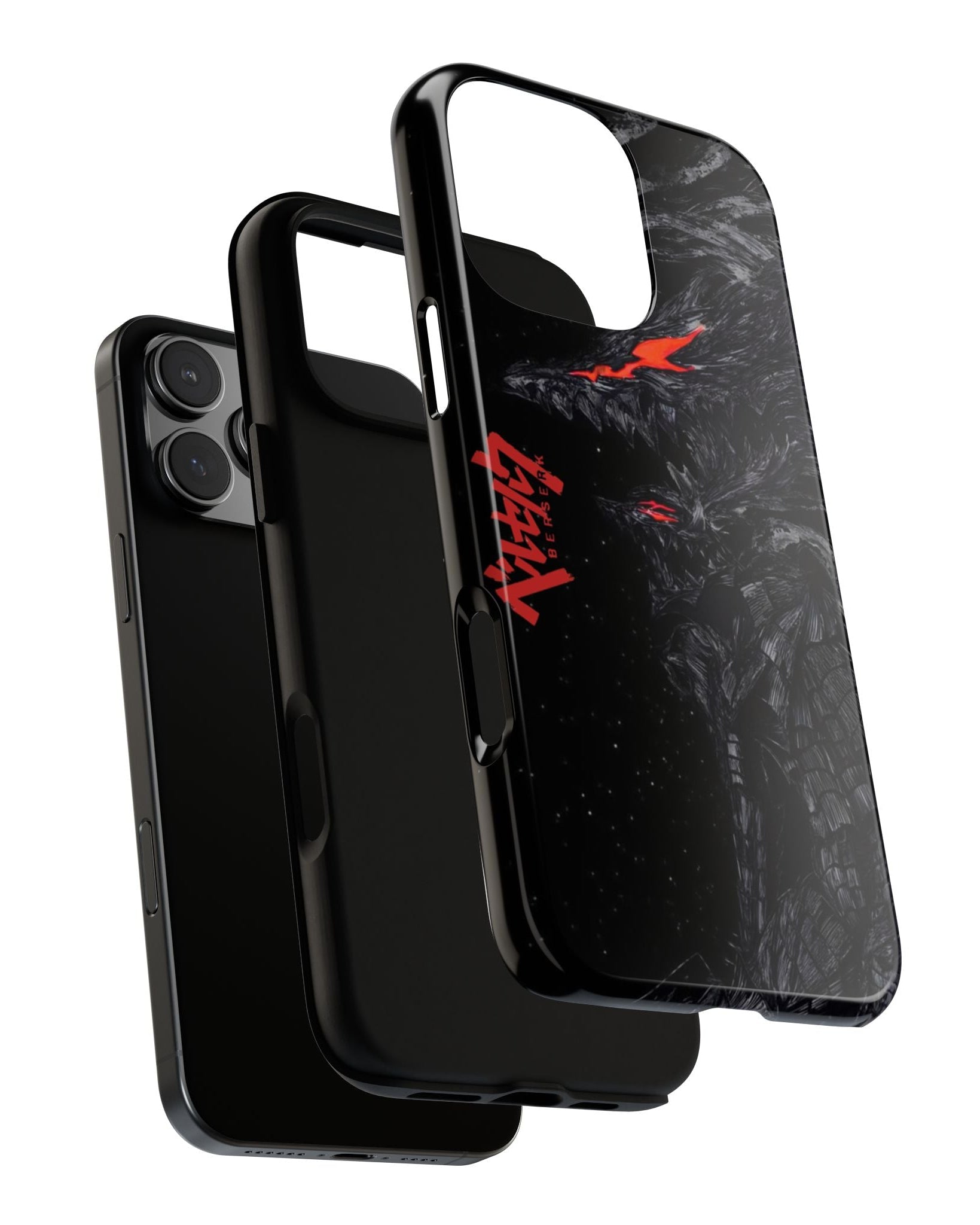 Printed Soul - Berserk Eclipse Shadow Double Layer Mobile Cover
