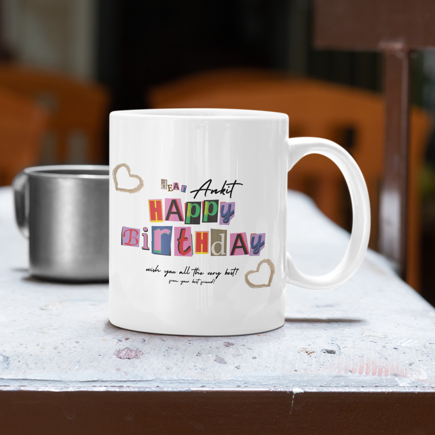 PrintedSoul Personalised Happy Birthday White Mug - 11oz Mug