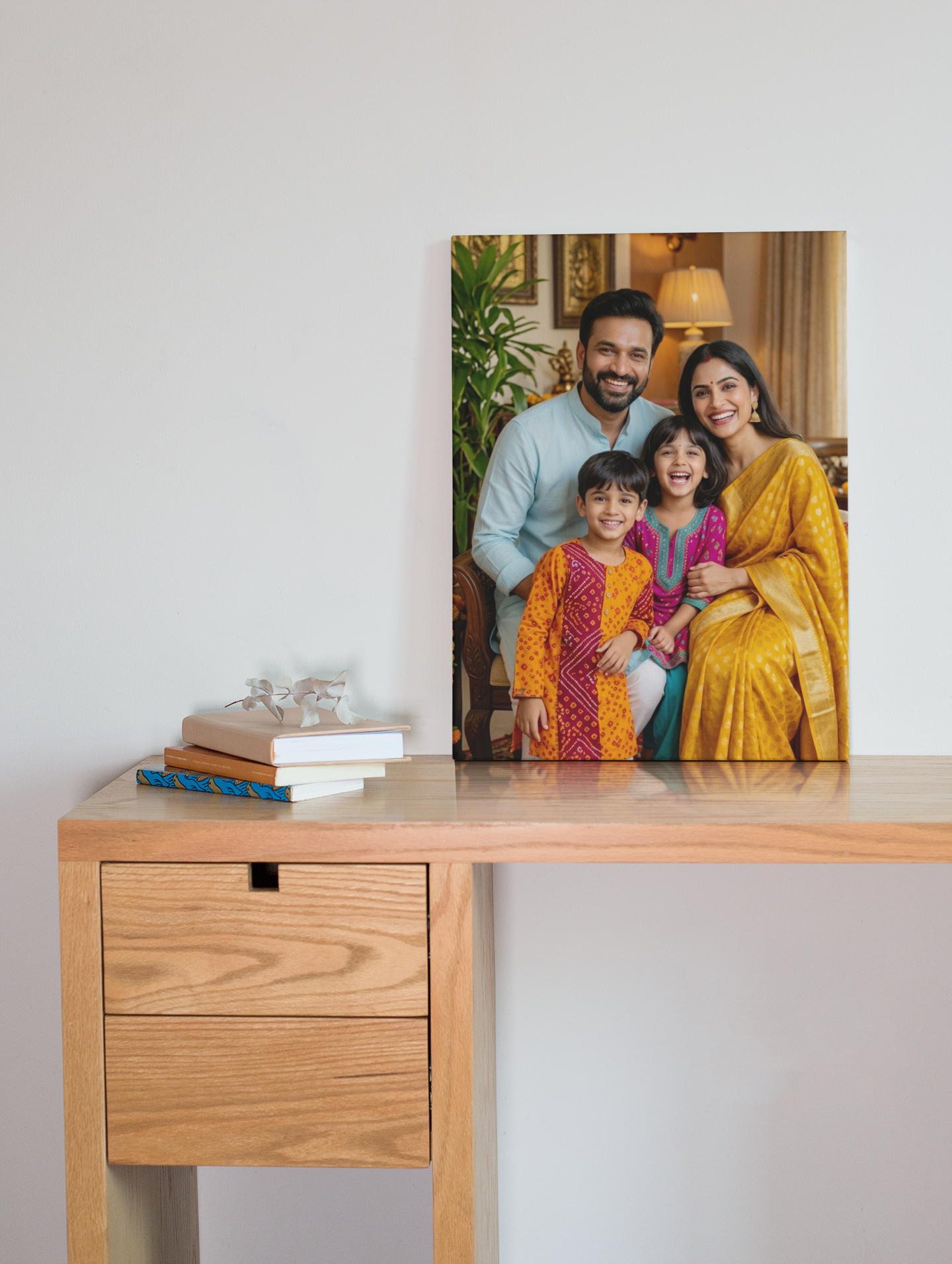 PrintedSoul Custom portrait Photo Acrylic Frame – Personalized Glossy Wall Art