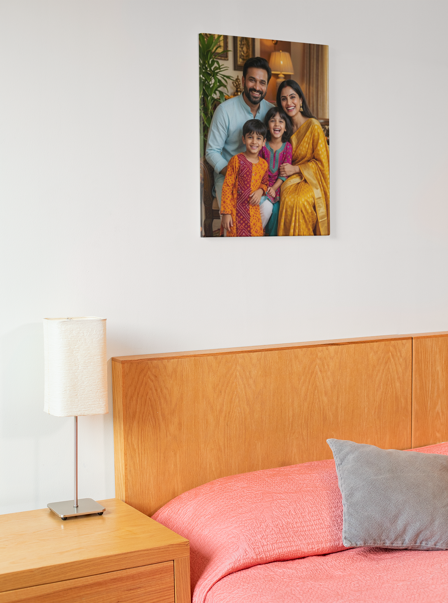 PrintedSoul Custom portrait Photo Acrylic Frame – Personalized Glossy Wall Art