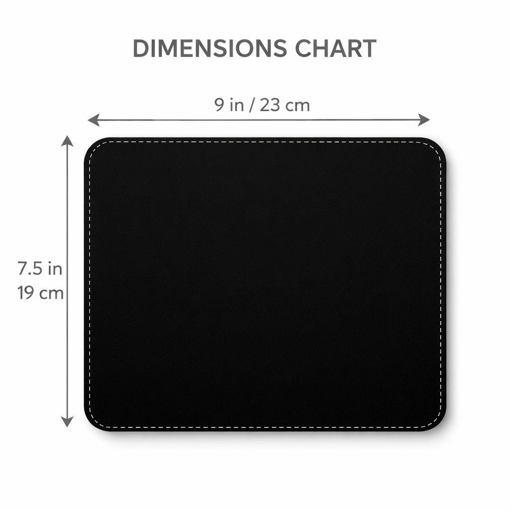 PrintedSoul green Wave Pattern Mouse Pad – Modern Aesthetic Desk Mat for Laptop & PC (Medium Size)