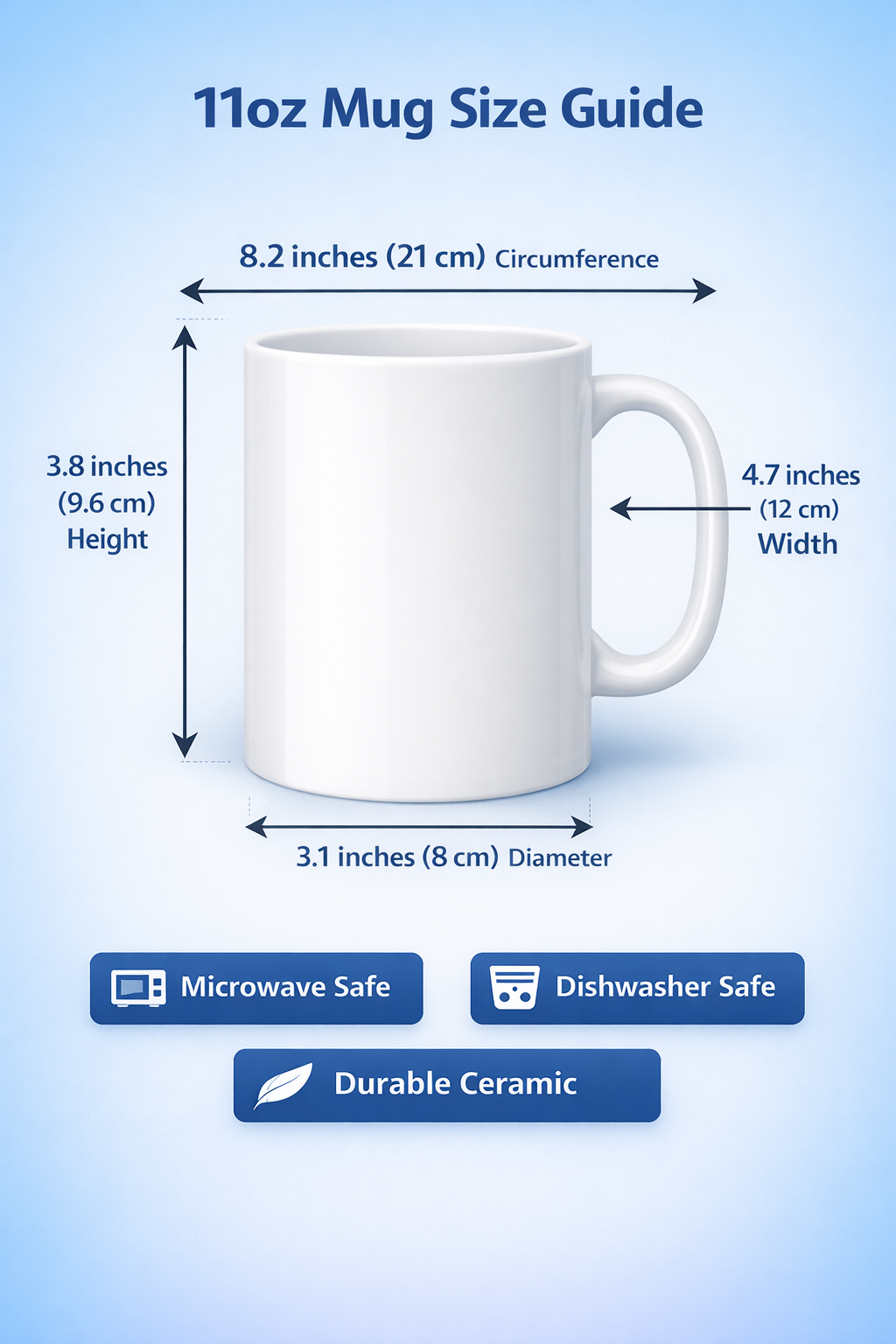 PrintedSoul Customized Bestie Forever White Coffee Mug – 11oz Ceramic Gift